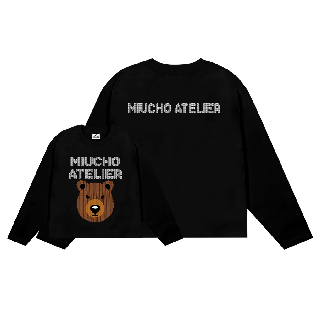 Áo thun boxy tay dài nam nữ Miucho Atelier cotton thoáng mát cổ tròn dễ phối đồ in mix 2689_thumbnail_10