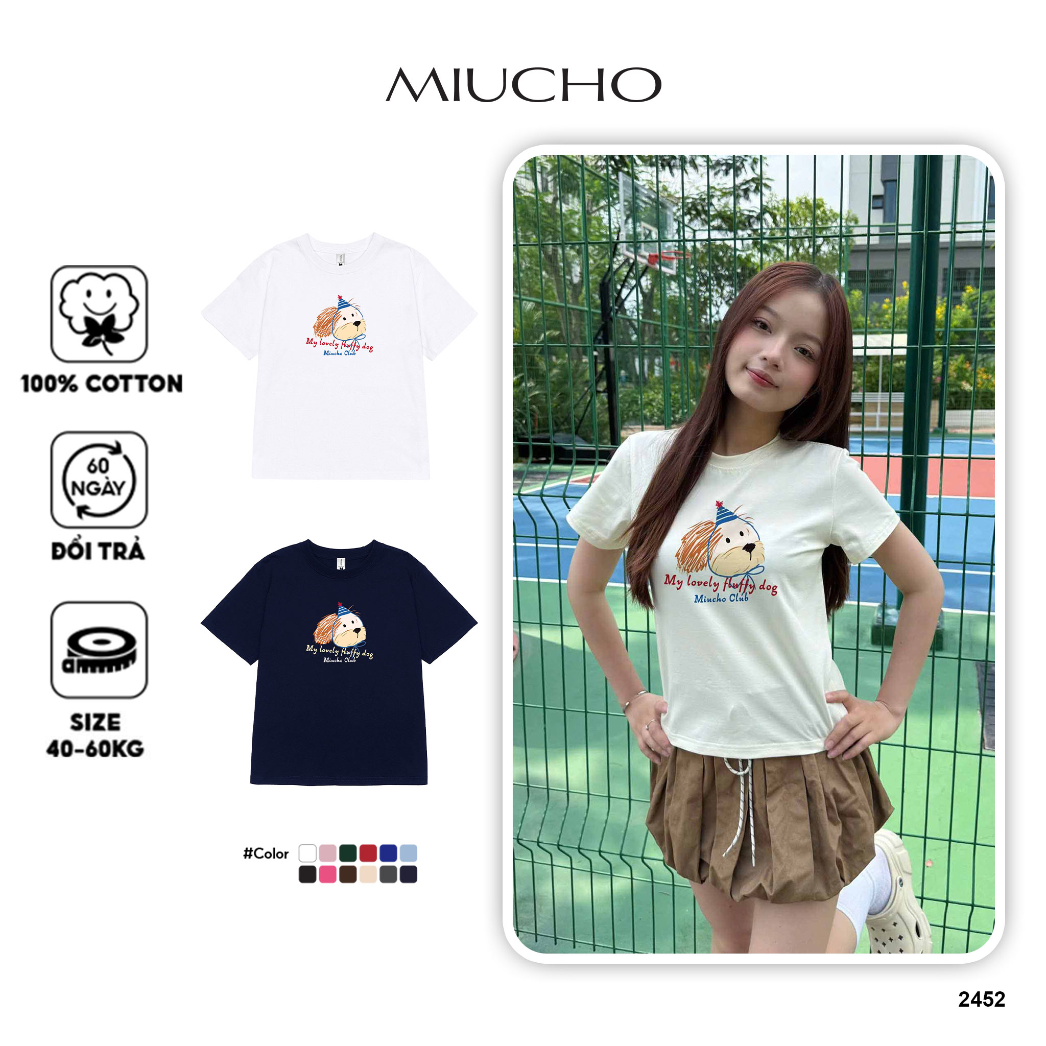 Áo baby tee in hình dễ thương ABD2452 Miucho vải cotton 4c thoáng mát cổ tròn in mix_thumbnail_1