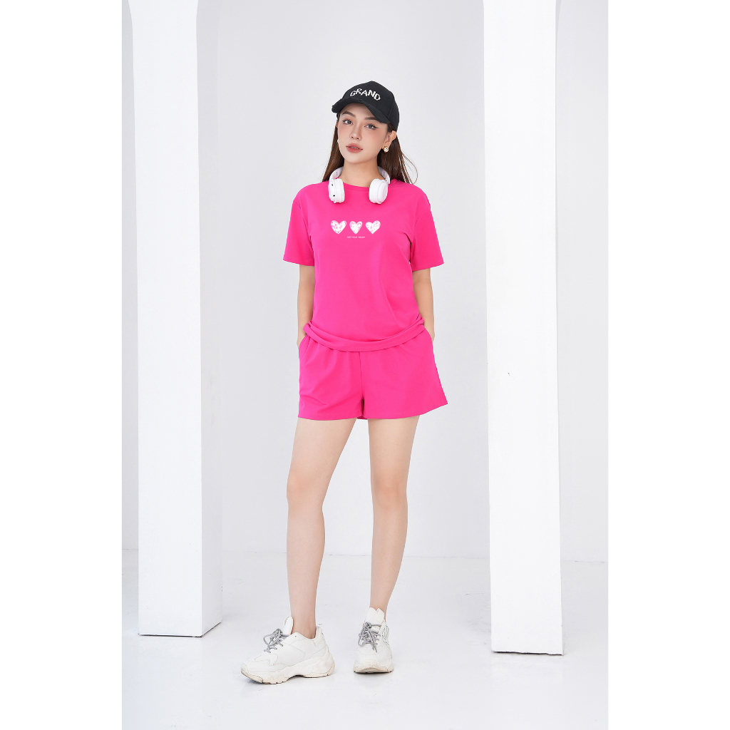 [Form rộng] Đồ bộ nữ hình Mickey chất liệu cotton 4 chiều - Set đồ nữ gồm áo thun và quần đùi cotton - LOZA G0054_thumbnail_3
