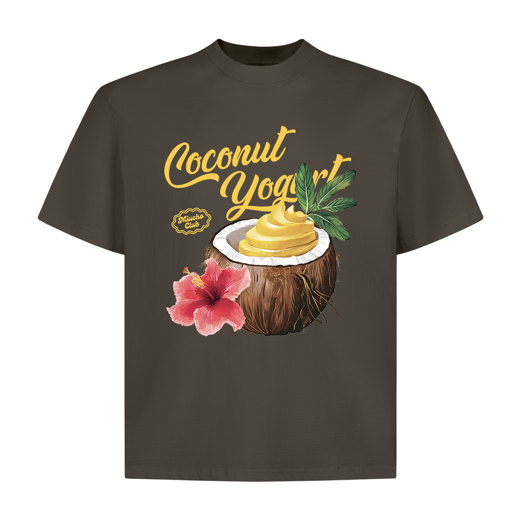 Áo thun boxy hè biển 2251 Miucho cổ tròn vải cotton 2c 250gsm đứng form in mix_thumbnail_7