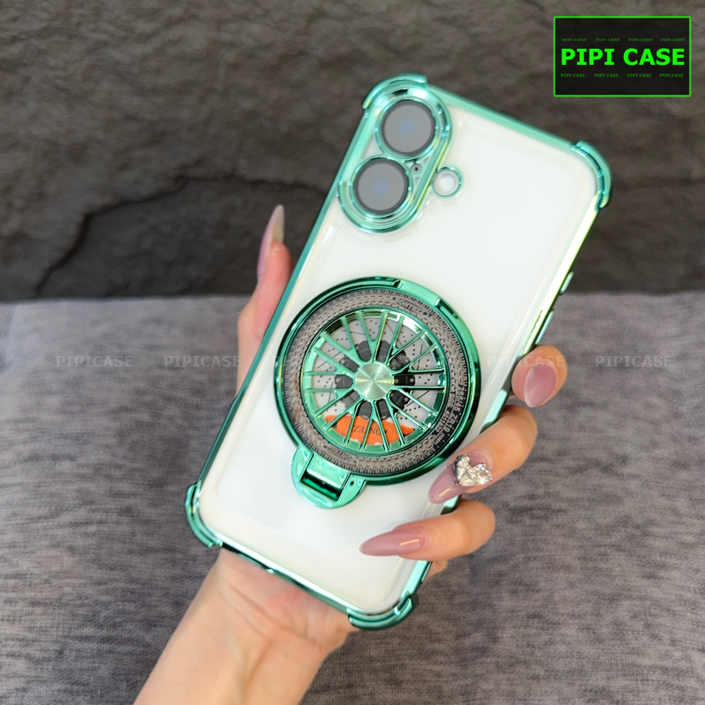 Ốp Lưng iPhone 17 - AB - Xanh Lá