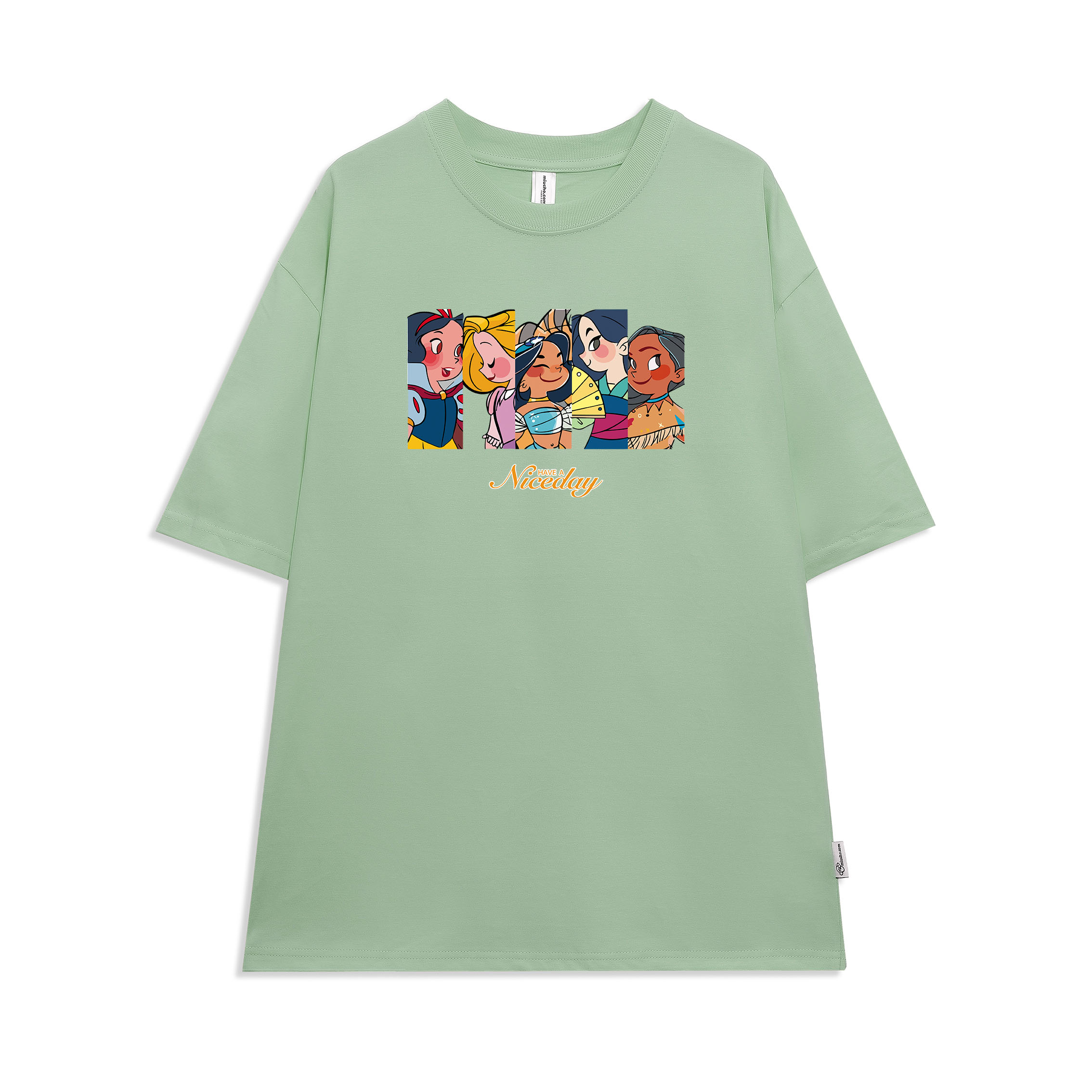 Áo phông nữ form rộng tay lỡ unisex đẹp chất vải cotton hàn quốc AT099 Miucho in hình_thumbnail_16