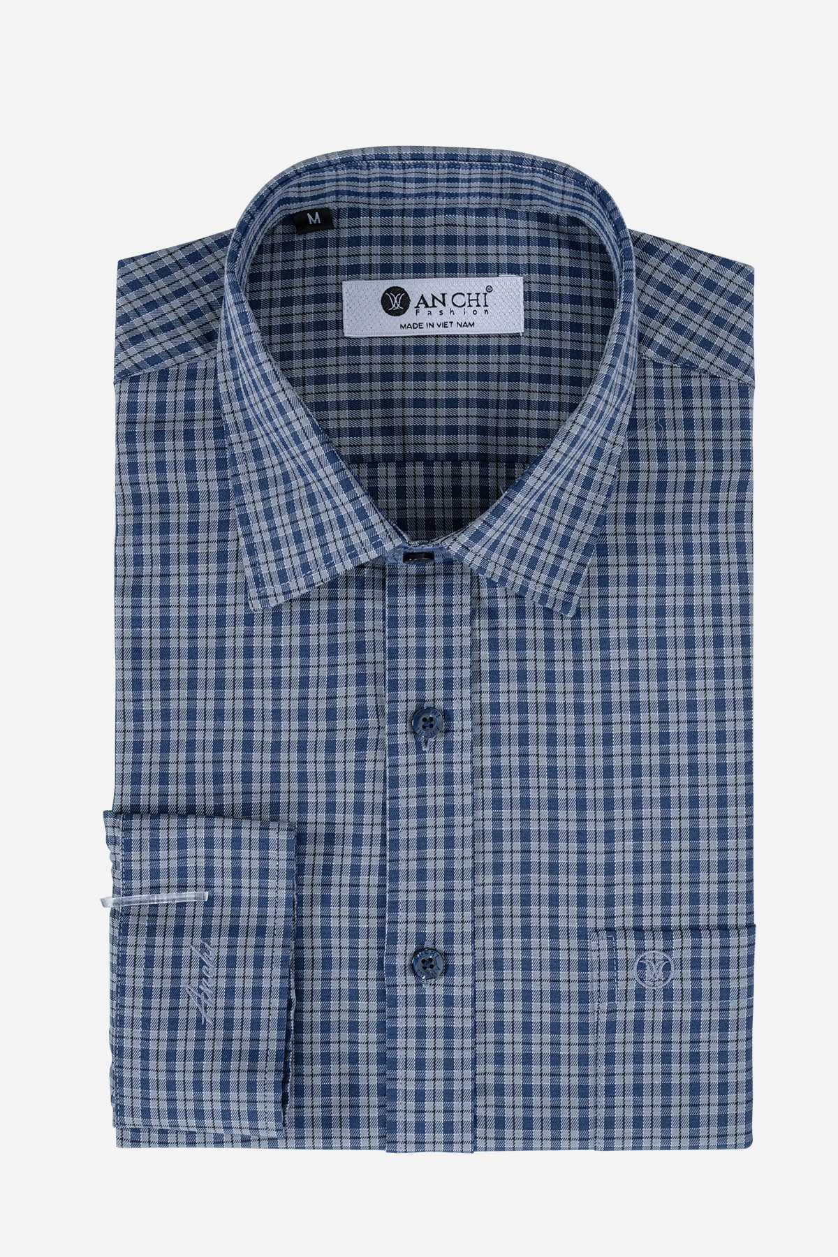 Áo Sơ Mi Caro Dài Tay Nam Trung Niên Sợi Tre Khử Mùi Chống Nhăn_thumbnail_21