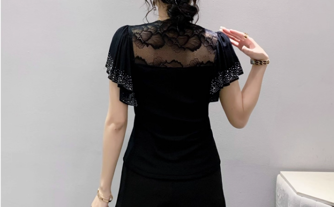 17526-Áo kiểu tay tiên vai phối ren  cách điệu ( thun, ren)_thumbnail_2