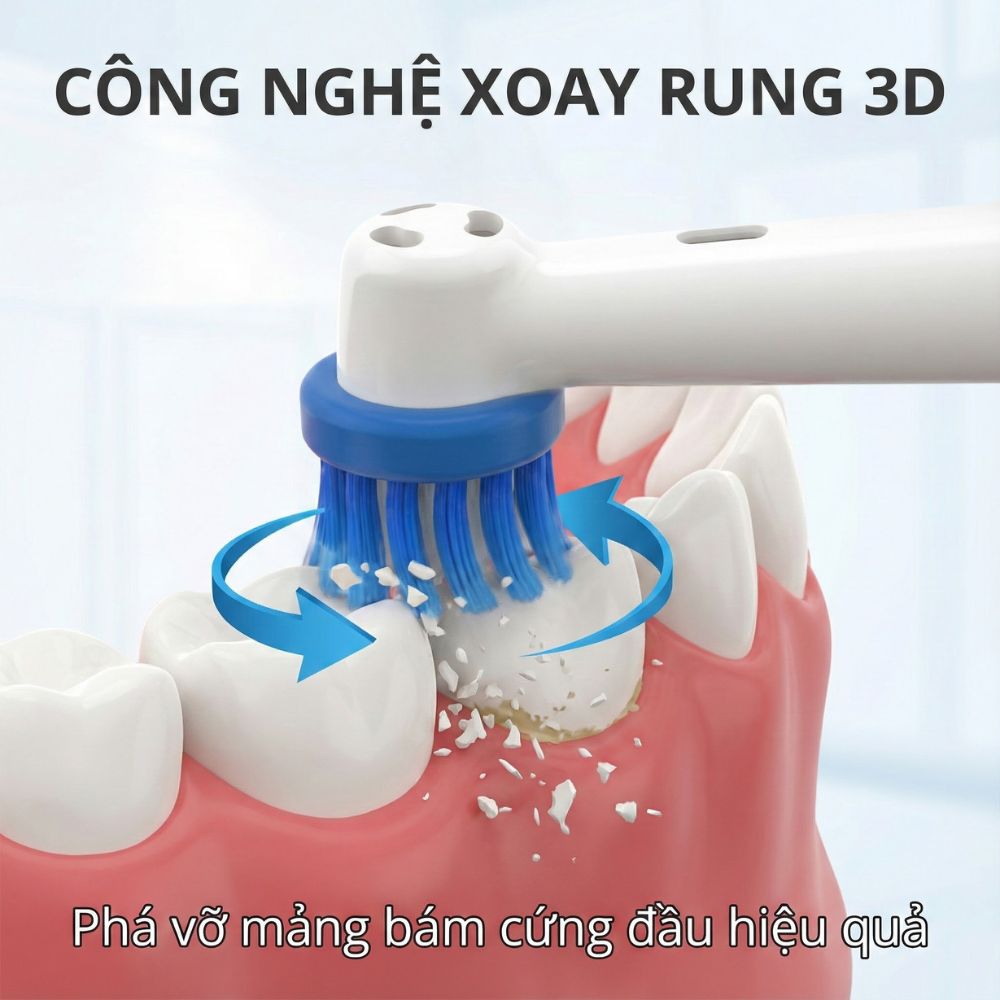 Bàn Chải Điện Đầu Xoay Tròn Kachi MK361_thumbnail_4