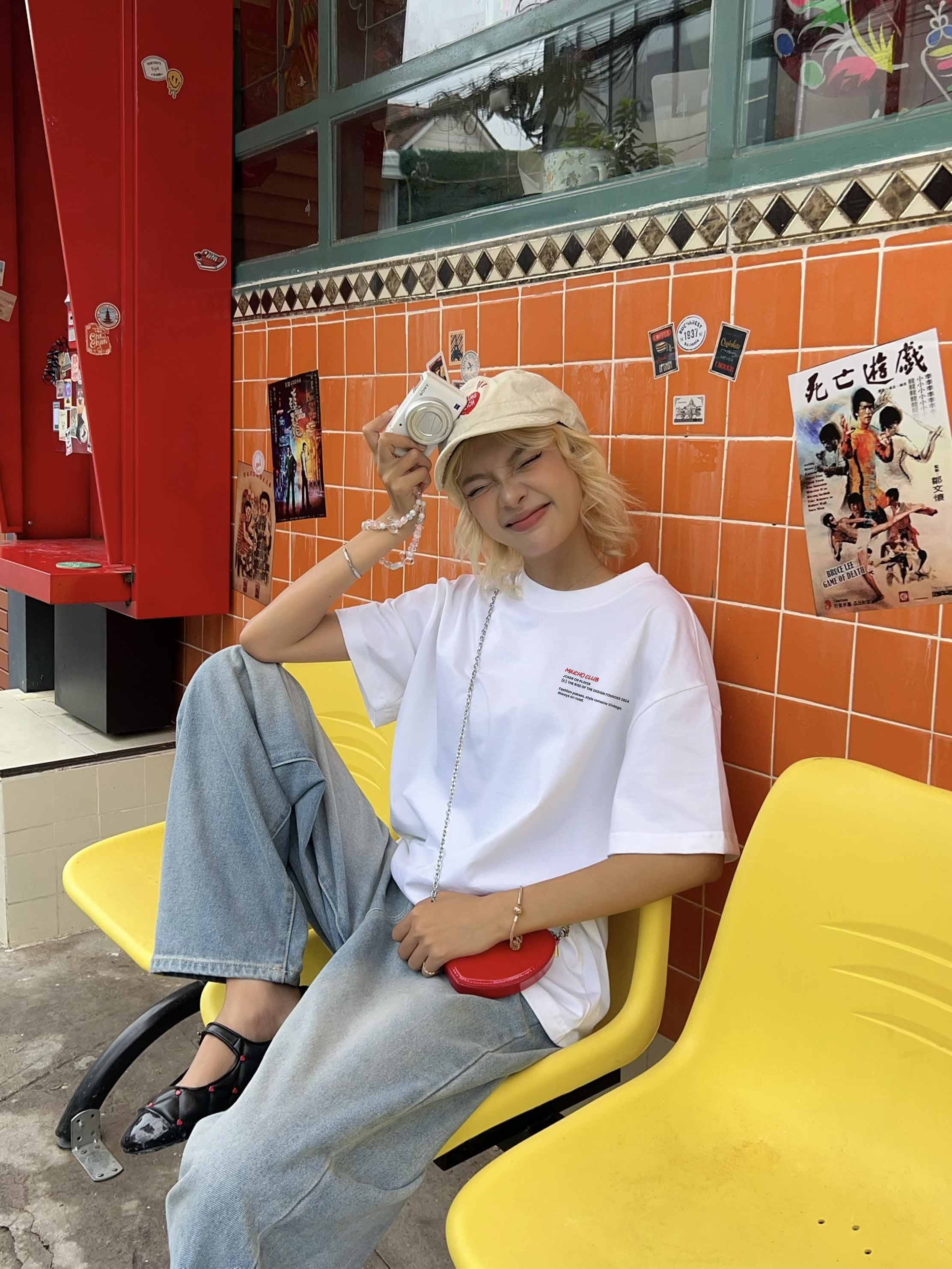 Áo phông nam form boxy vải 2C 250gsm AXD1610 Miucho Club Local Brand in mix_thumbnail_5