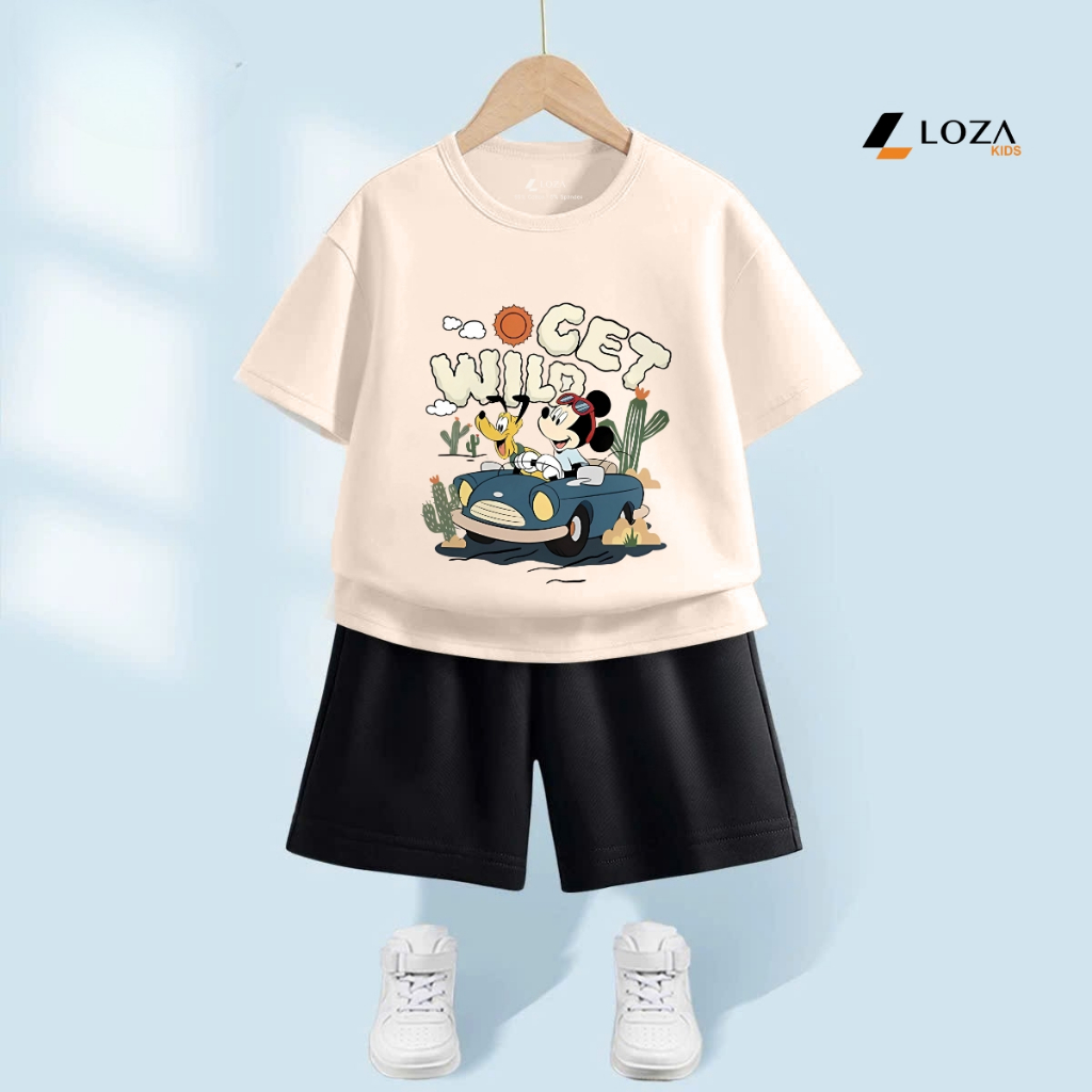 Bộ quần áo bé trai in hình 'Mickey Get Wild' - Loza G0314_thumbnail_8