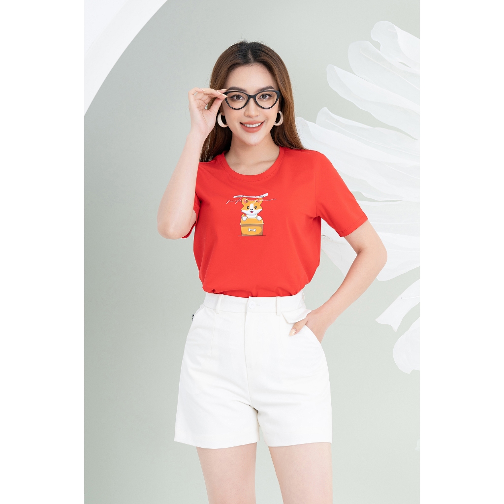 [Form Vừa] Áo thun nữ form vừa in hình - Áo phông nữ Loza XA005_thumbnail_3