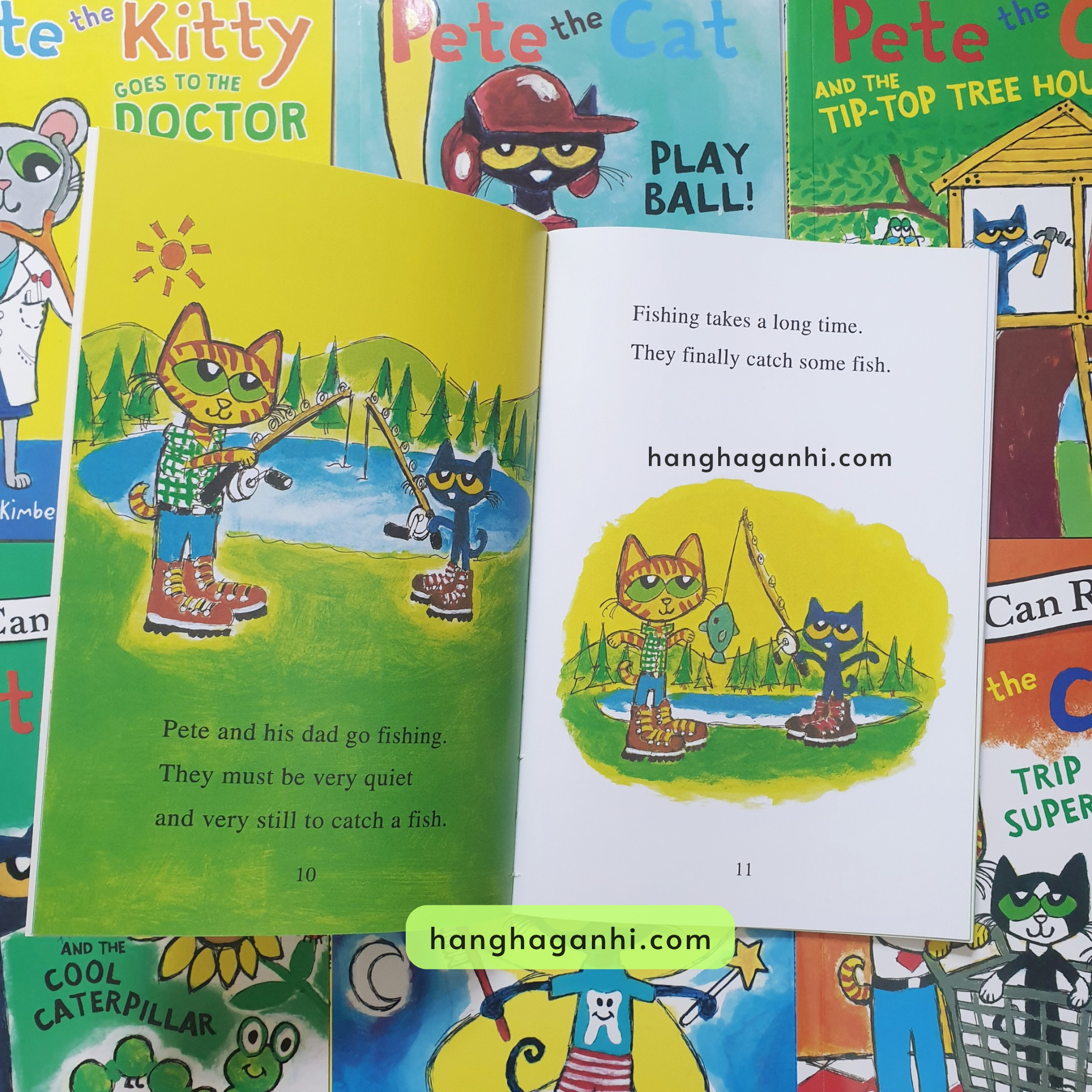 Pete the cat I can read, truyện Tiếng Anh nhập khẩu 32 cuốn nguyên box, nguyên seal kèm file nghe_thumbnail_1