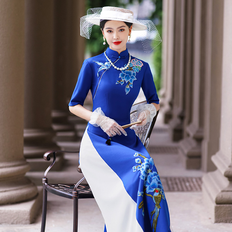 [MS000029] 🔥 Đẳng cấp quý phái với áo dài cải lương sang trọng_thumbnail_2