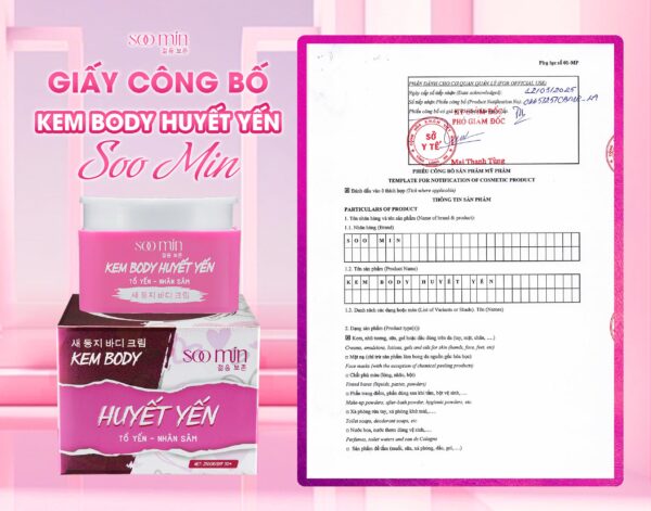 Kem Body Huyết Yến SooMin – Dưỡng Trắng Siêu Nhanh, Mịn Màng, Chống Nắng Hiệu Quả_thumbnail_12