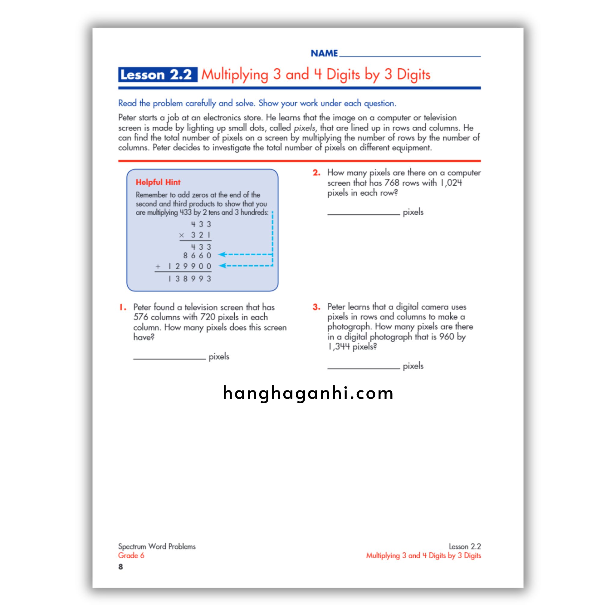 Sách Spectrum Word Problems Workbook Grade 6_thumbnail_7