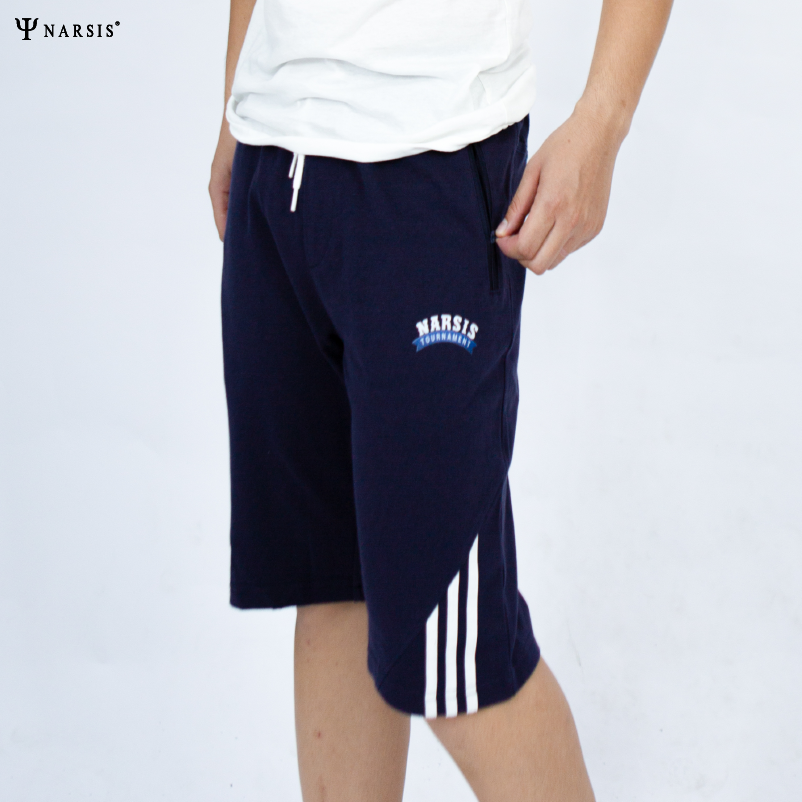 QUẦN ĐÙI NAM TÍM THAN TRẮNG NARSIS CHẤT LIỆU COTTON CẠP CHUN CO GIÃN THOẢI MÁI S23017 NARSIS CHẤT..._thumbnail_2