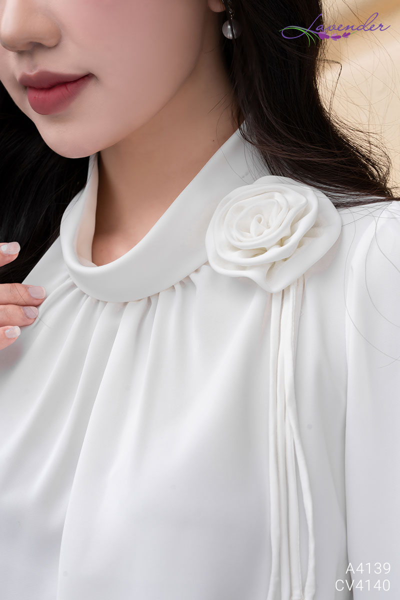 Set Áo sơ mi tay lỡ phối hoa vai S4139_thumbnail_2