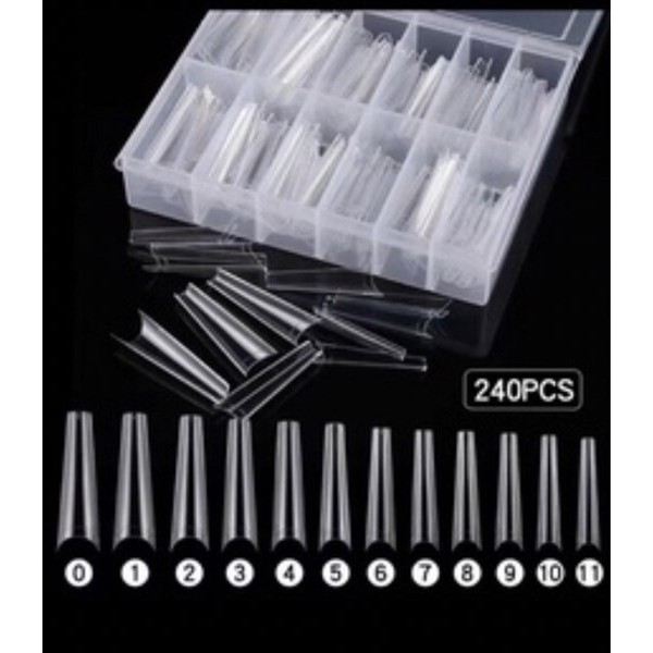 Móng nối (tip) - Thang - Dài - Trong