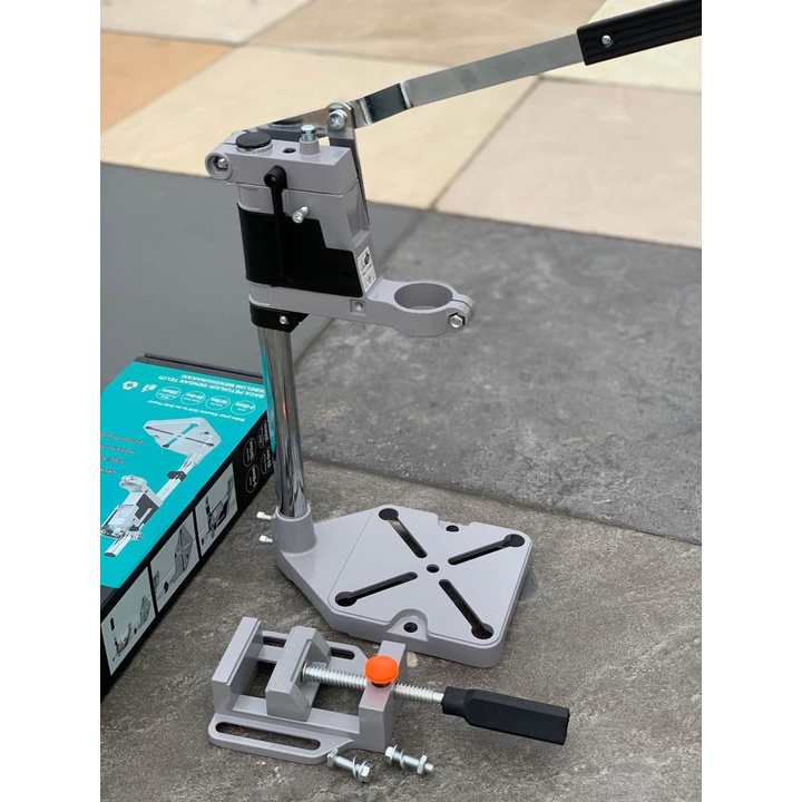 Khung gắn máy khoan cầm tay, đế kẹp bàn khoan bàn thanh khoan tay, ê tô kẹp_thumbnail_2