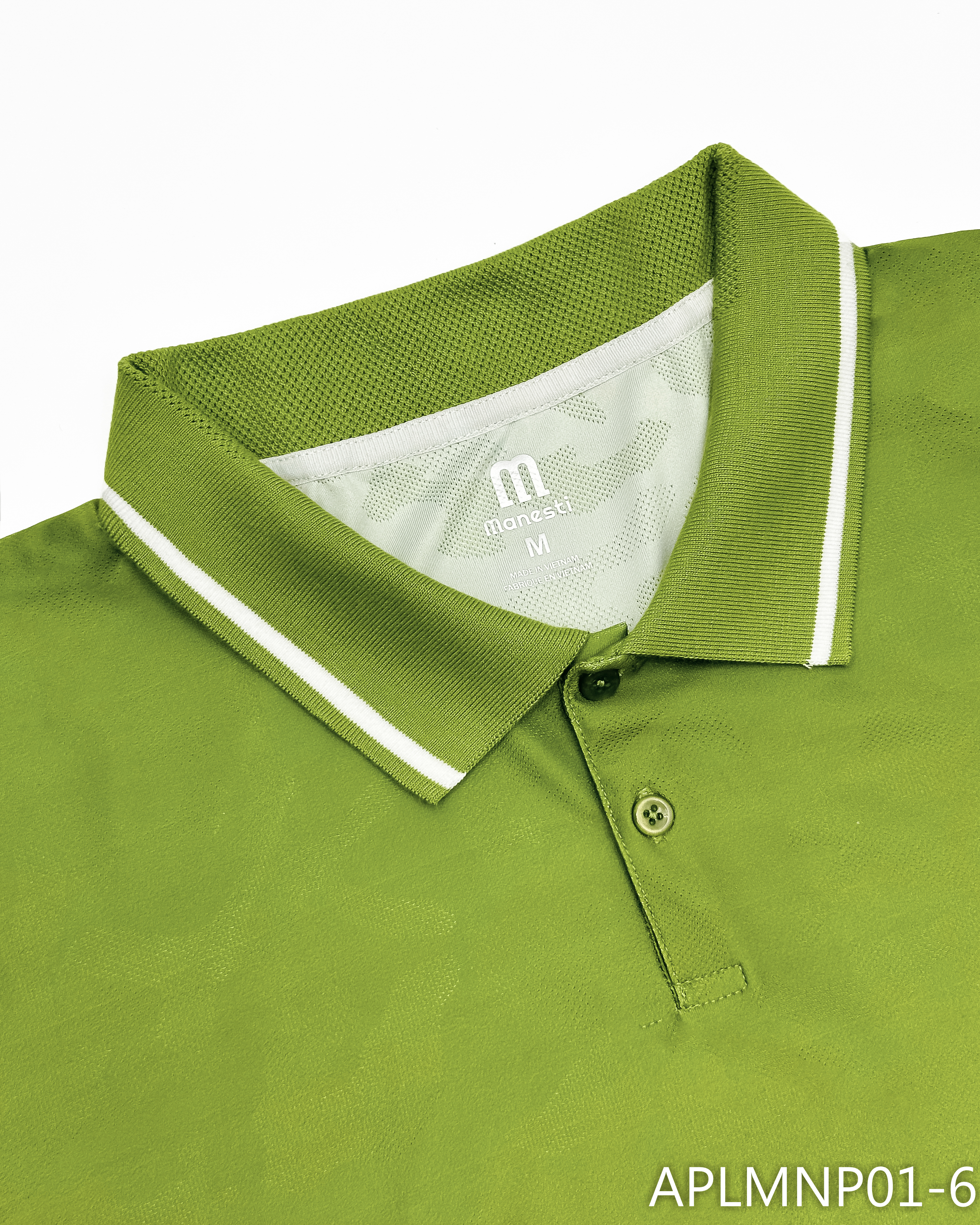 Áo polo thể thao nam phối màu chơi Picklebal/Tennis Manesti_thumbnail_20