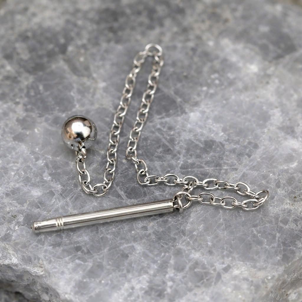 Khuyên kiểu xích tua rua 1 đầu bi_thumbnail_2