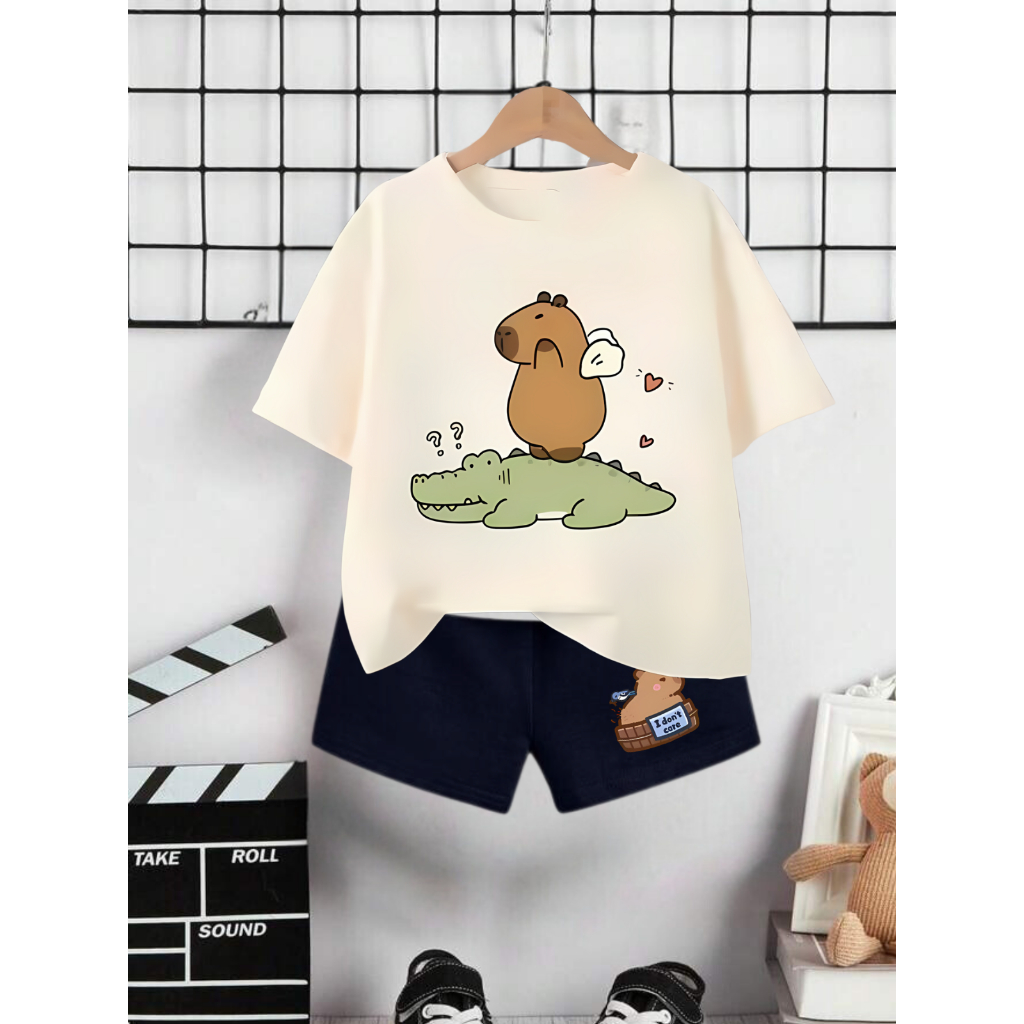 Bộ đồ bé trai in hình Capybara - Loza Kids SB106_thumbnail_2
