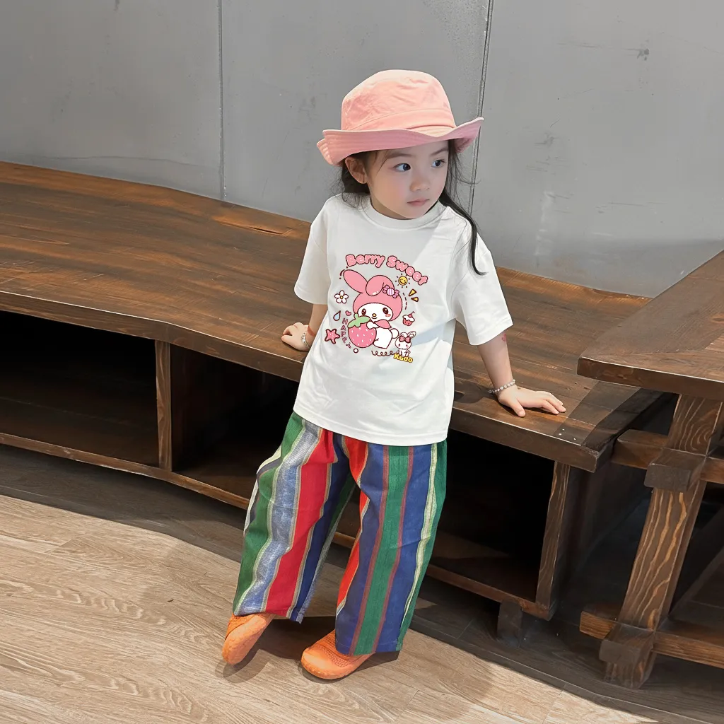 Áo thun cho bé Kado vải cotton thoáng mát tay ngắn cổ tròn hình in siêu cute 2868_thumbnail_2