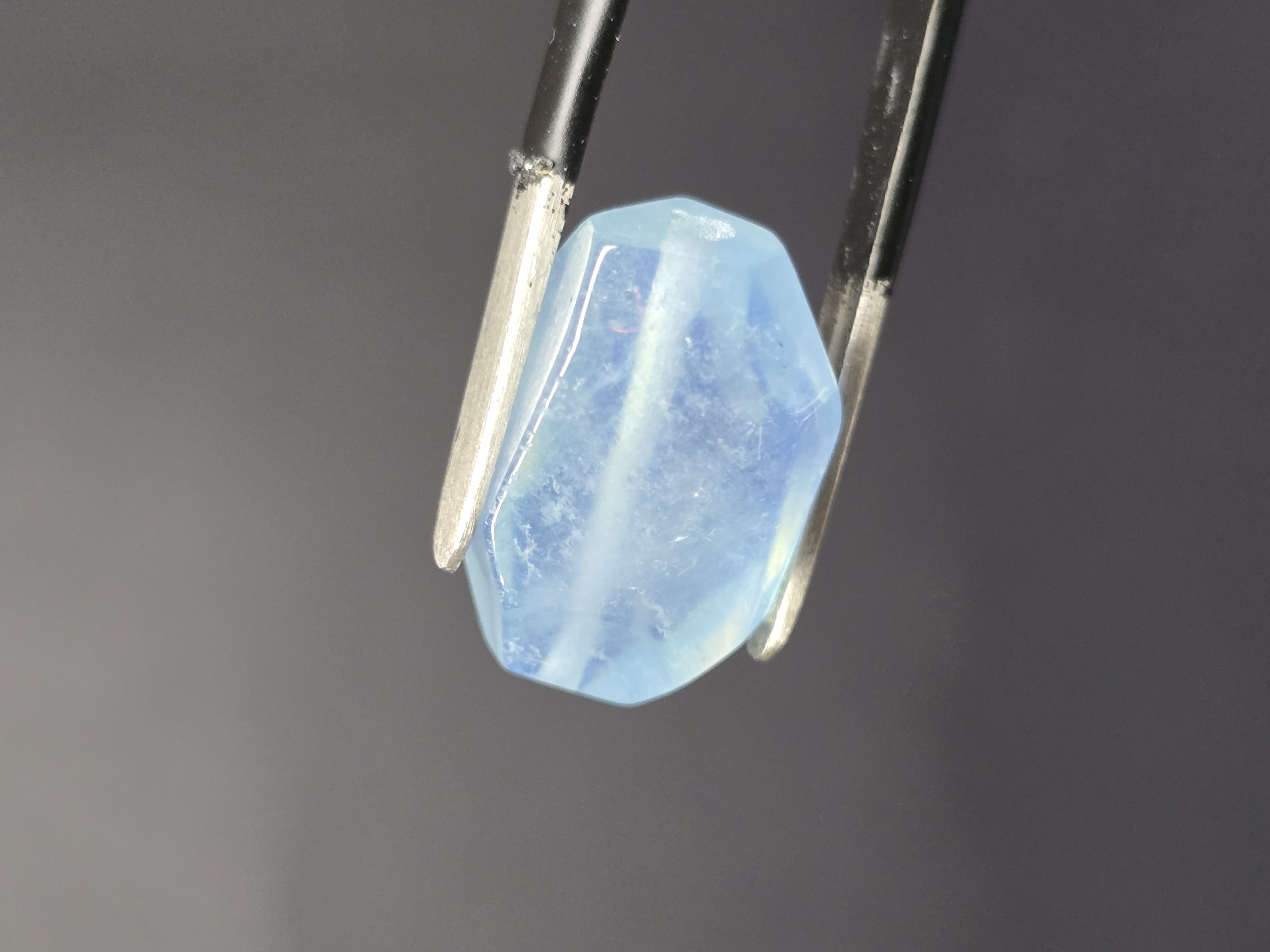 Hạt Lẻ Đá Aquamarine Freeform  (Đã Xỏ Lỗ - Bán Lẻ 1 Viên)_thumbnail_1