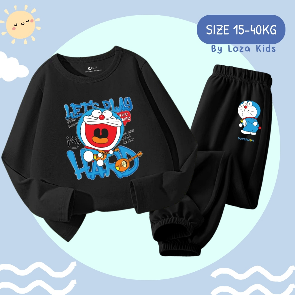 Bộ Thu - Đông bé trai in hình Doraemon - Loza Kids BW445_thumbnail_3