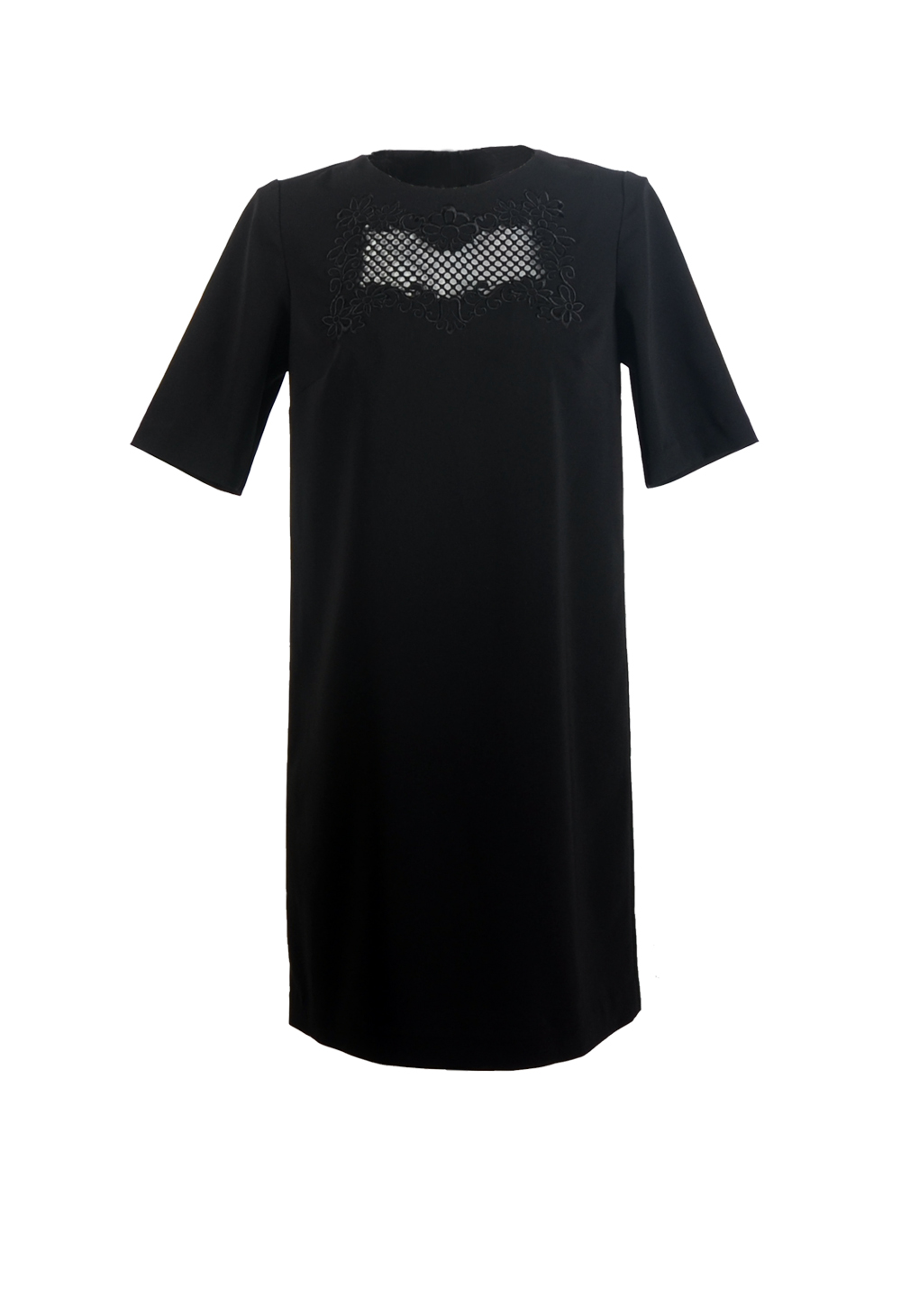 Đầm suông đen thêu ô ngực_thumbnail_5