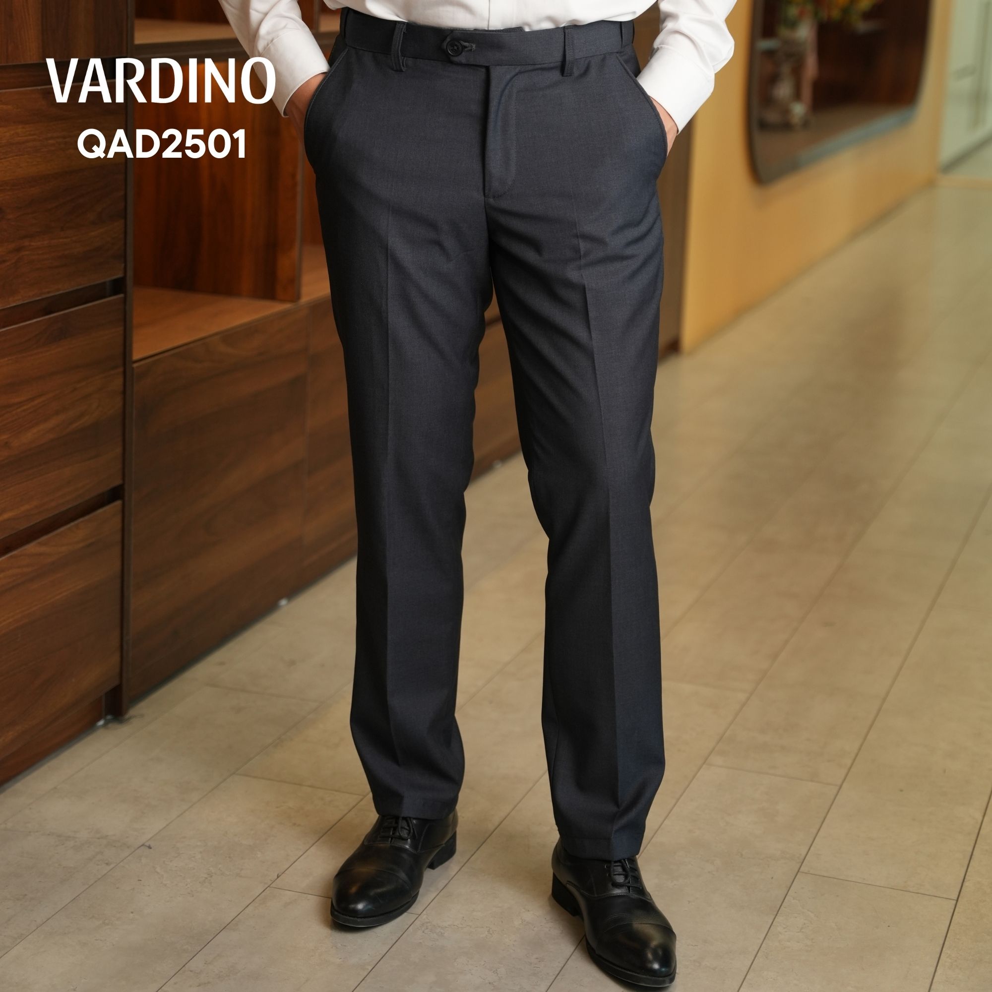 Quần âu nam Vardino QAD2501