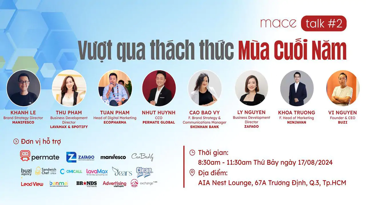 Học được gì từ MACE Talk #2: Vượt qua thách thức mùa cuối năm?