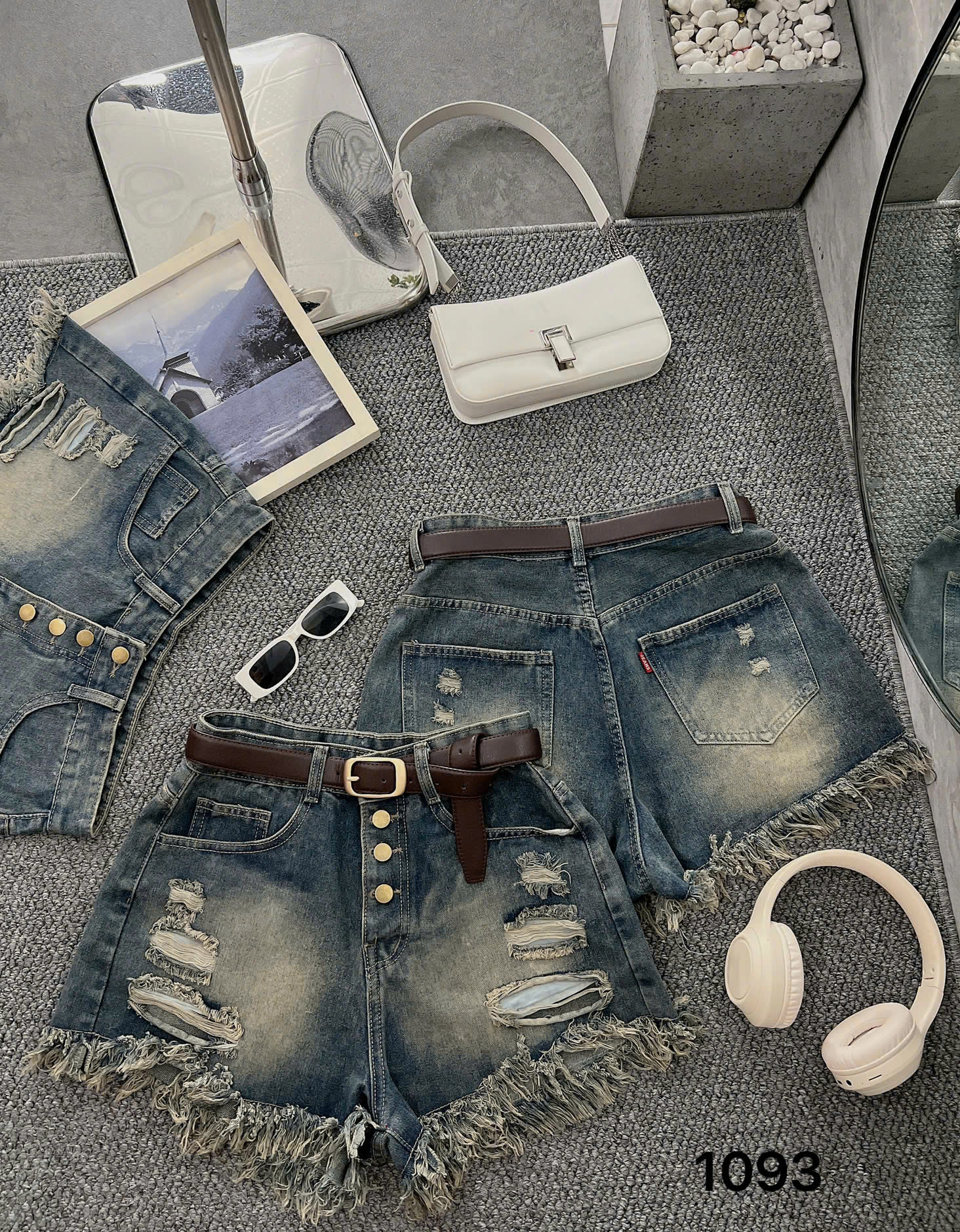 Quần short jean 4 nút rách bigsize QSJ1093 dành cho nàng từ 55-90kg_thumbnail_11