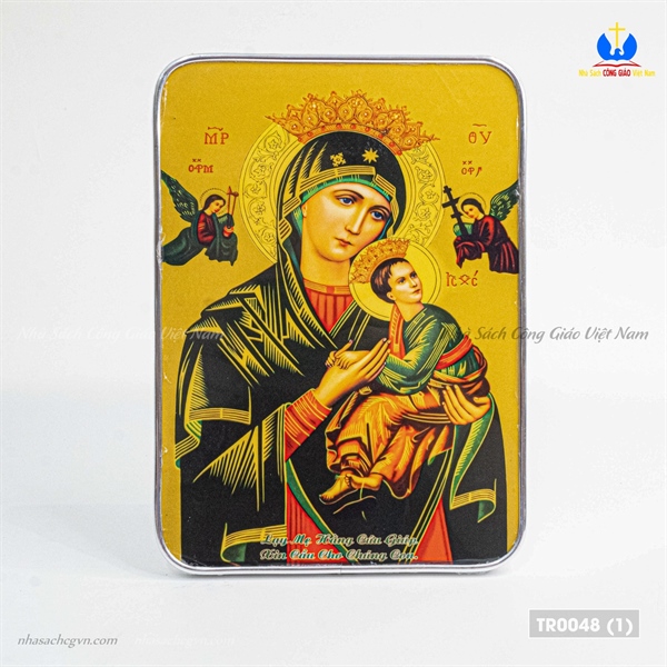 Ảnh để bàn Mẹ Hằng Cứu giúp 15x21cm ✔