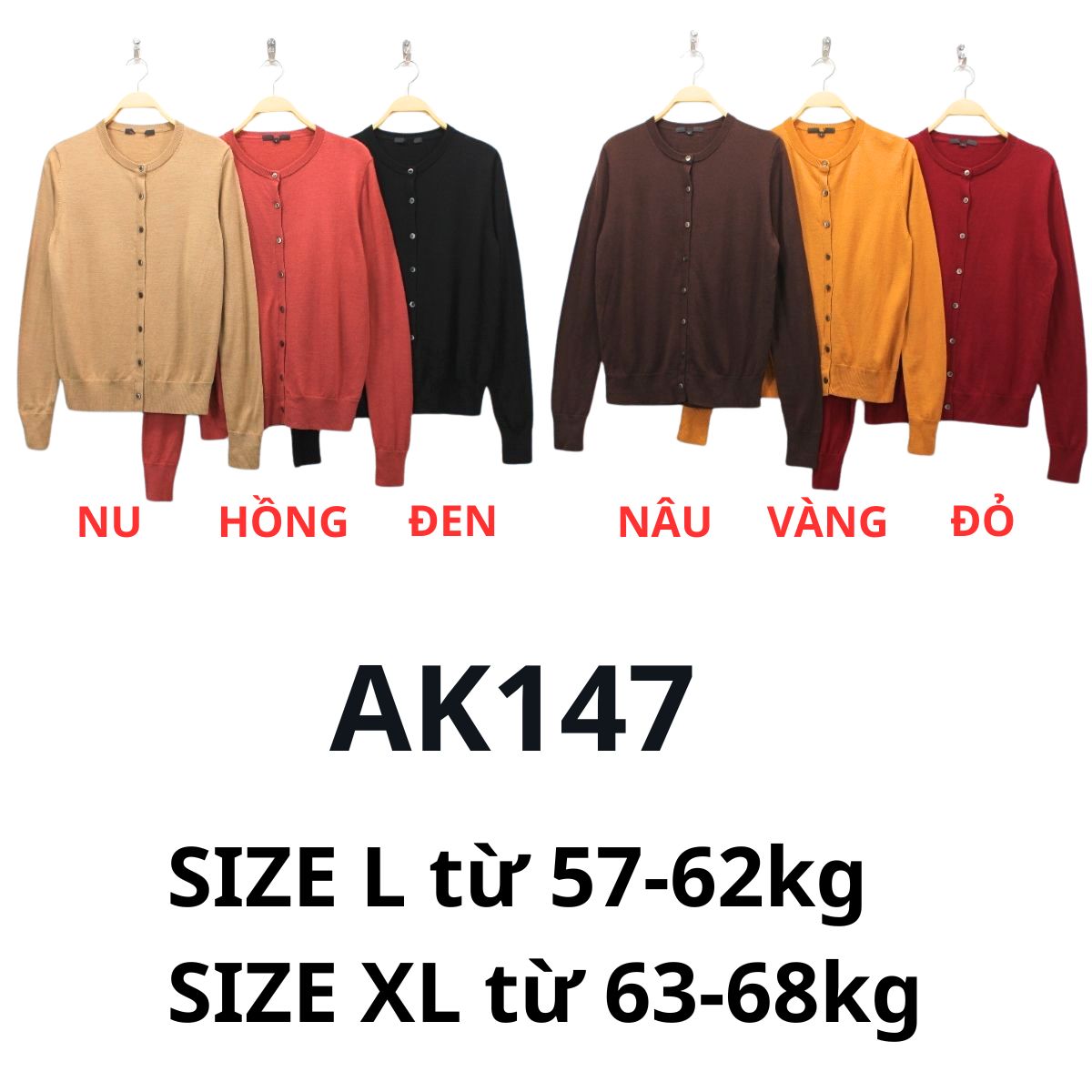 AK147 - Áo khoác len