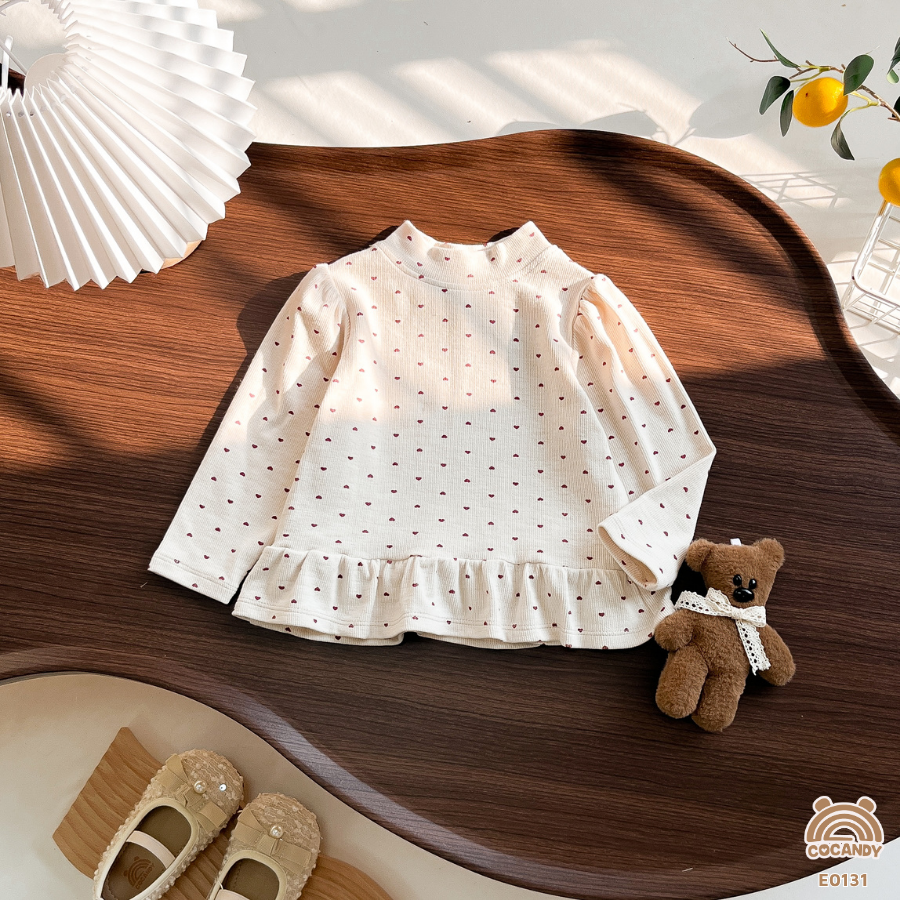 Áo giữ nhiệt BE chấm bi nhún gấu_thumbnail_1