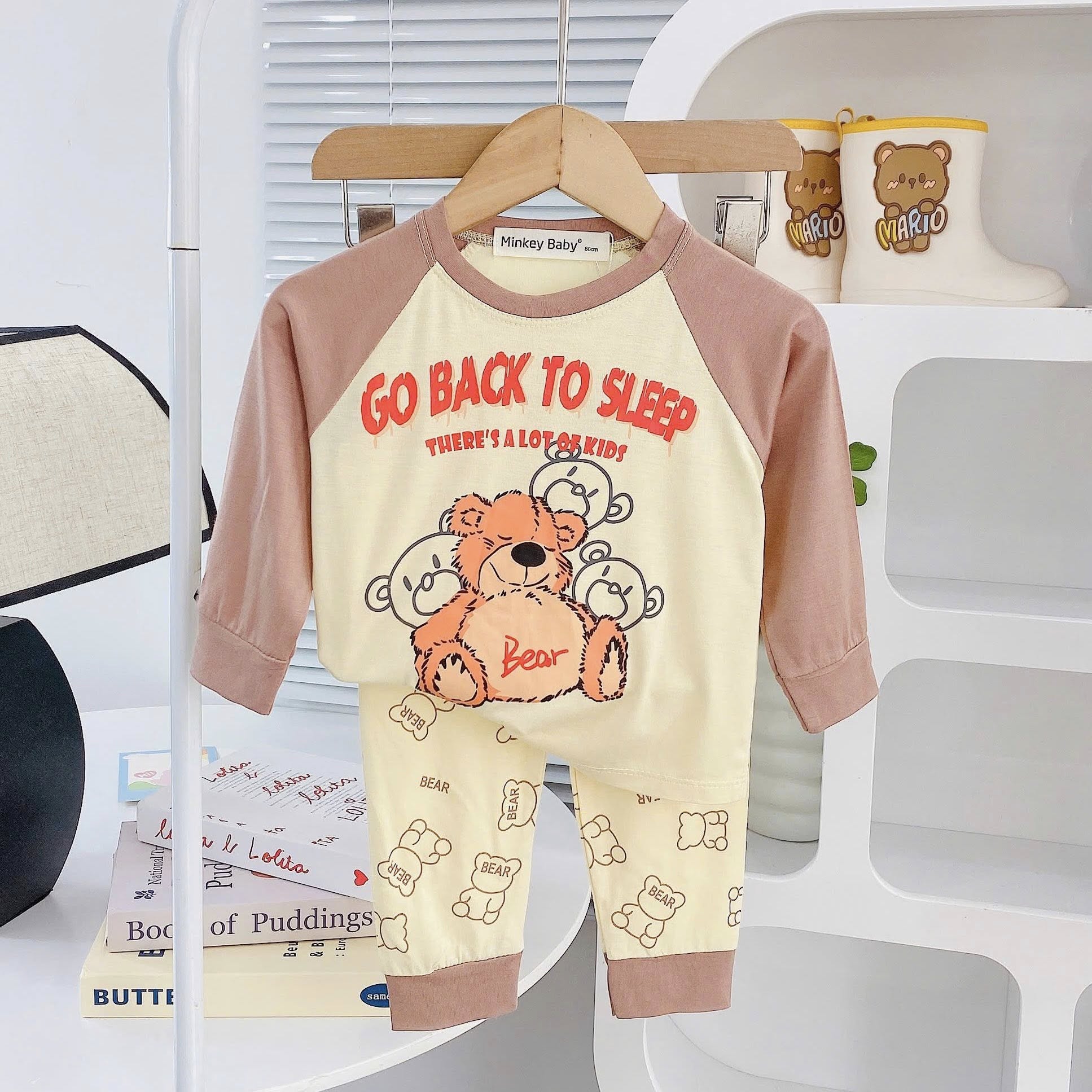 G28 BỘ DÀI TAY MINKEY CON VẬT VÀ SIÊU NHÂN- A003.129