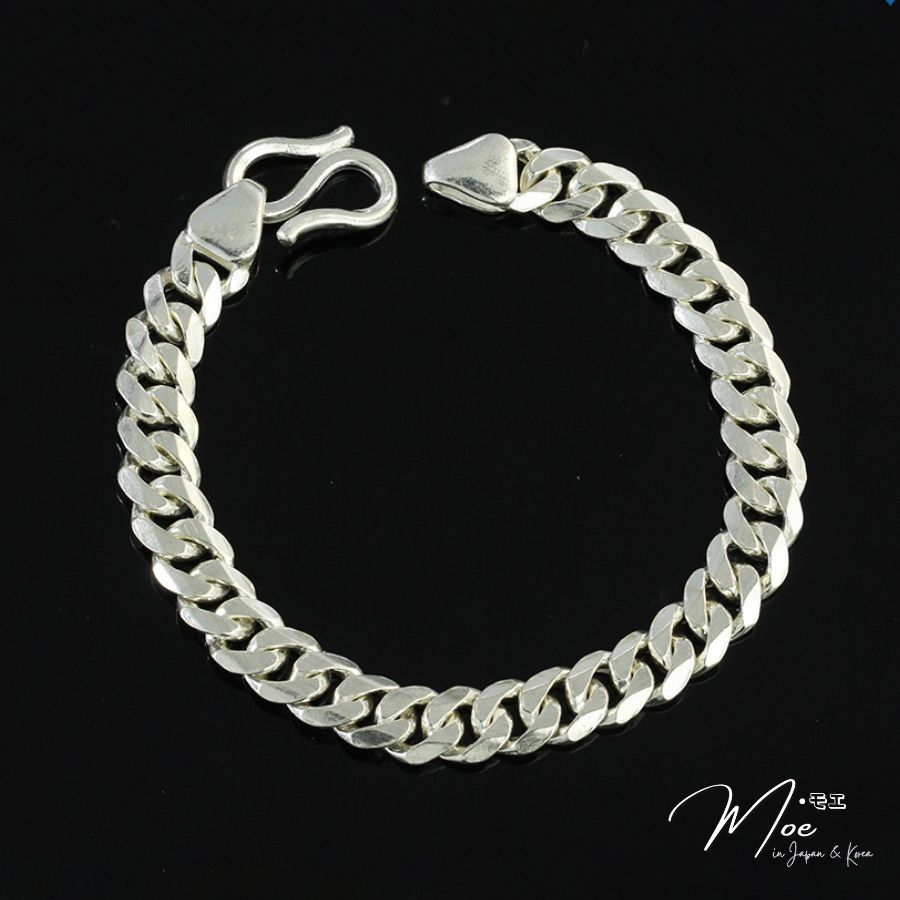 MT1 - Lắc tay nam mắt xích bản nhỏ (7c)