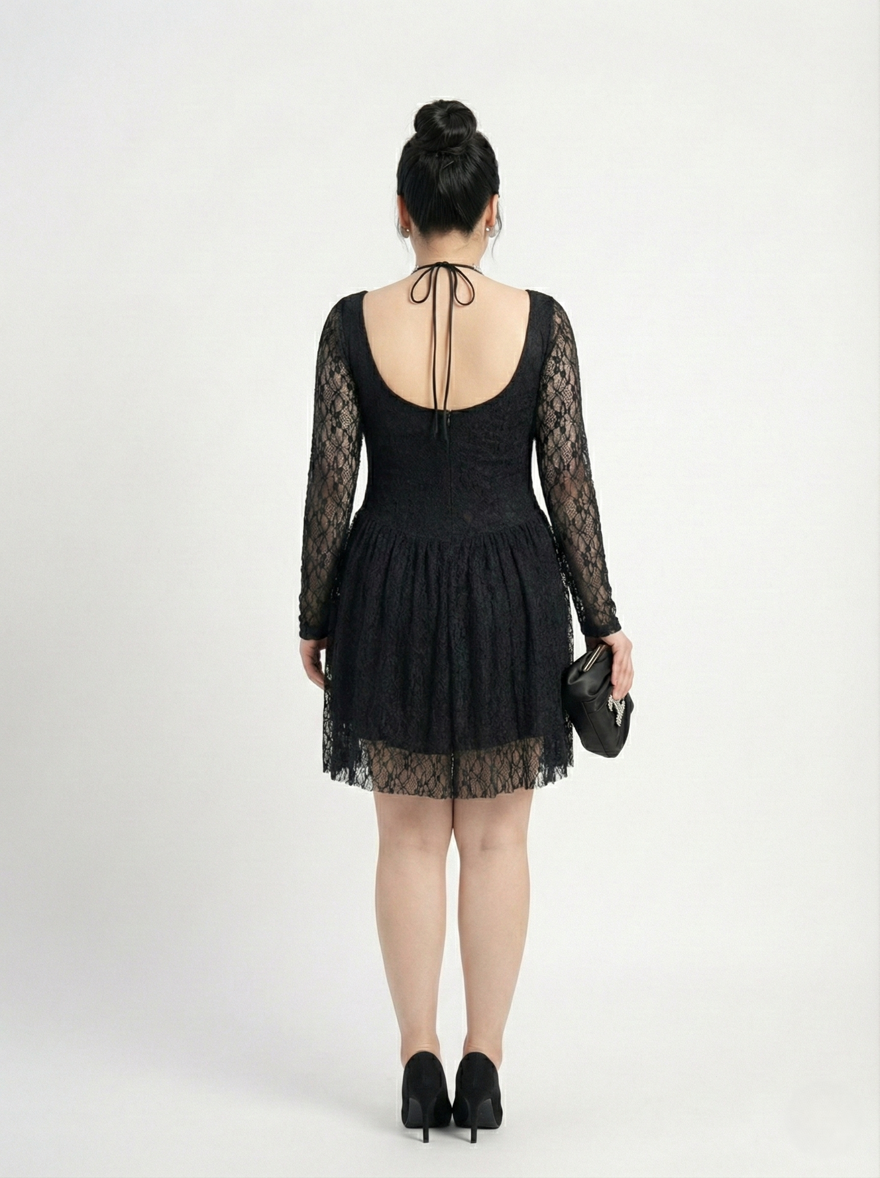 BIGSIZE NỮ -Đầm thun kiểu cổ yếm V-DA200_thumbnail_6