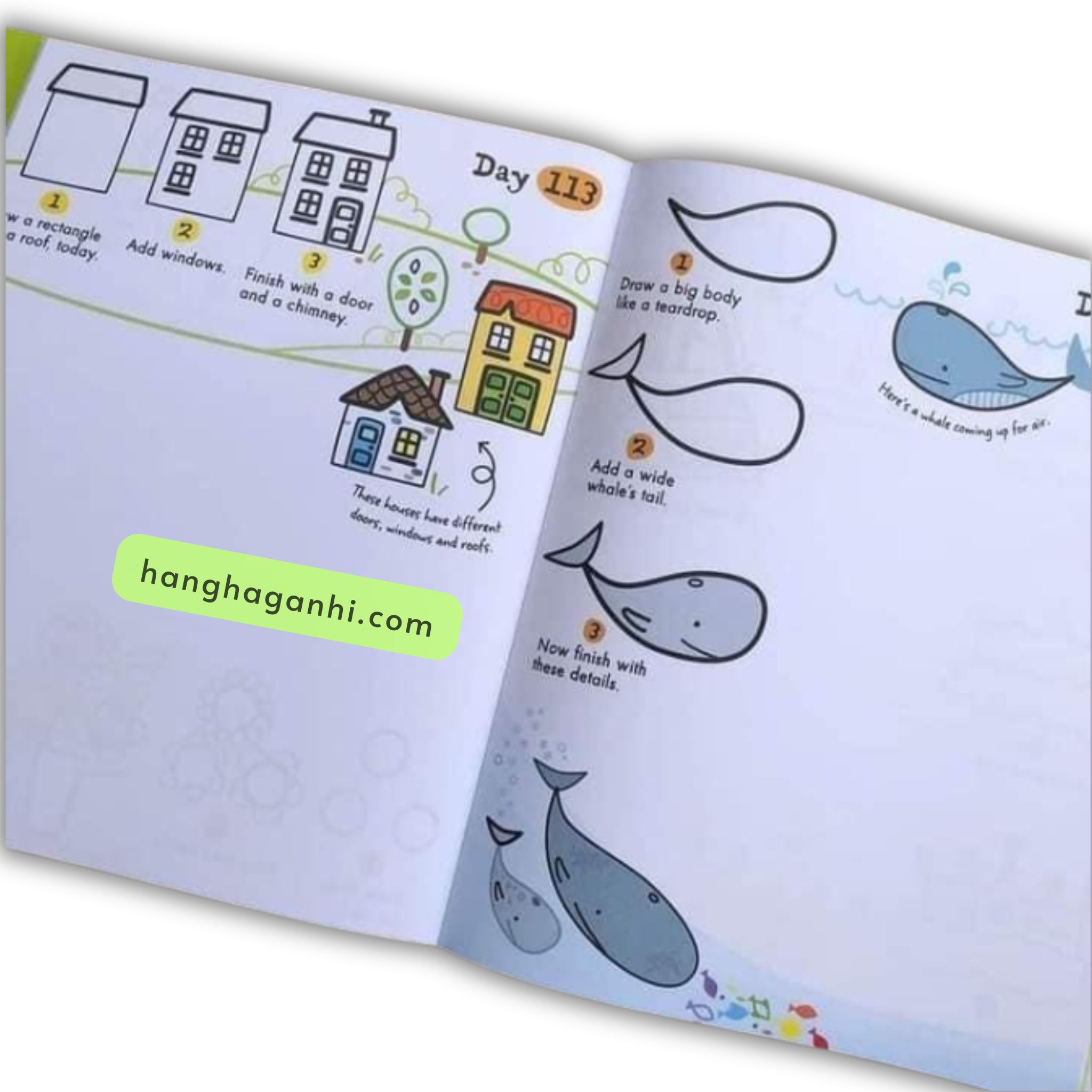 Usborne A drawing a day, bộ 2 sách nhập khẩu_thumbnail_15