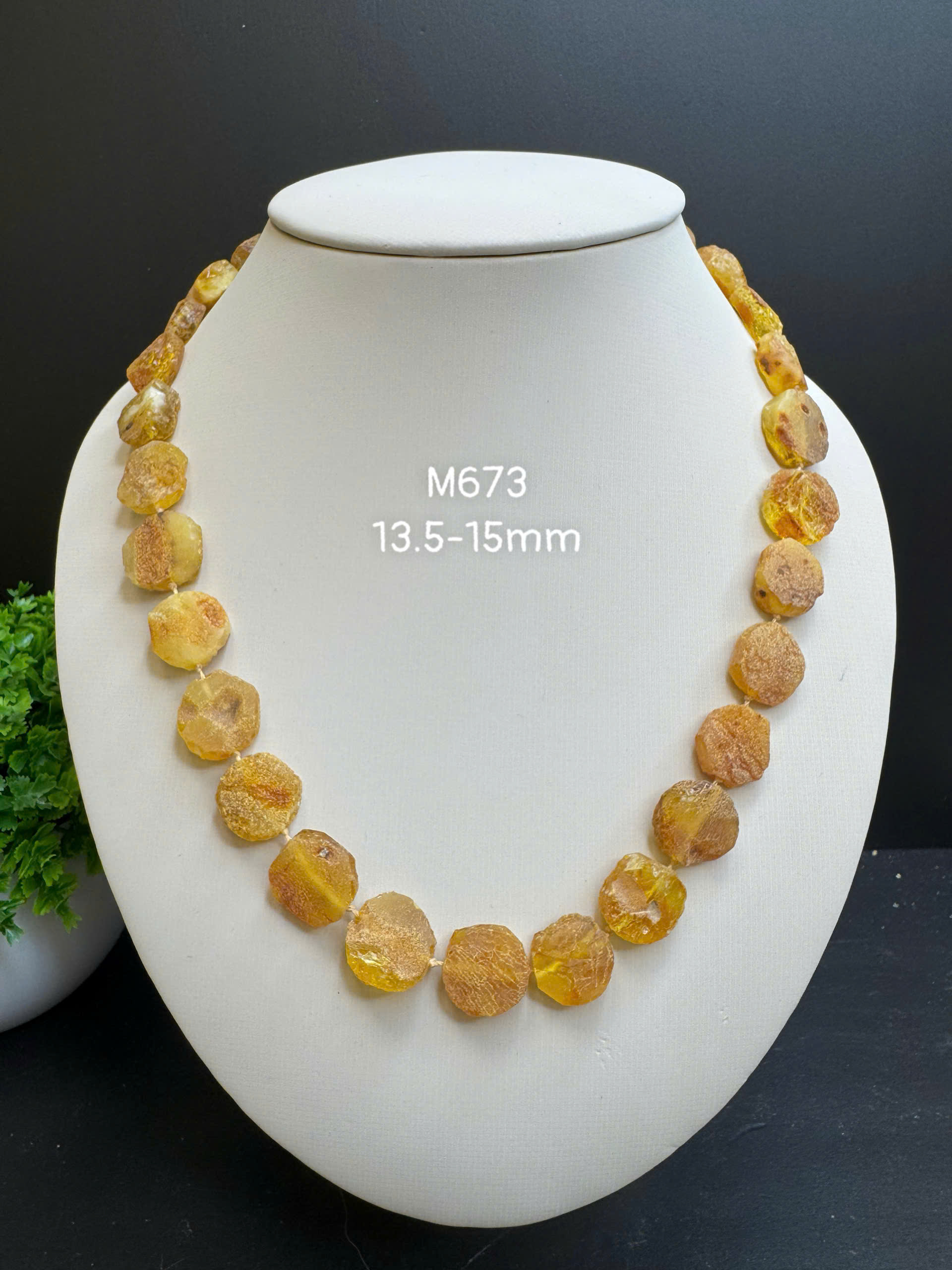 Vòng Cổ Thô Dáng Đồng Xu - M673