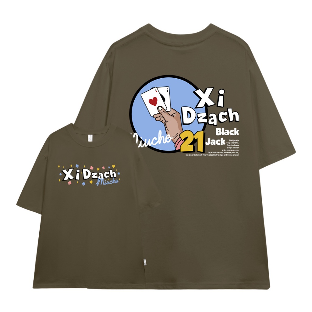 Áo thun Xì DZách Tết 2026 local brand form rộng nam nữ đủ size ATD867 Miucho tay ngắn vải cotton cổ tròn in mix_thumbnail_16