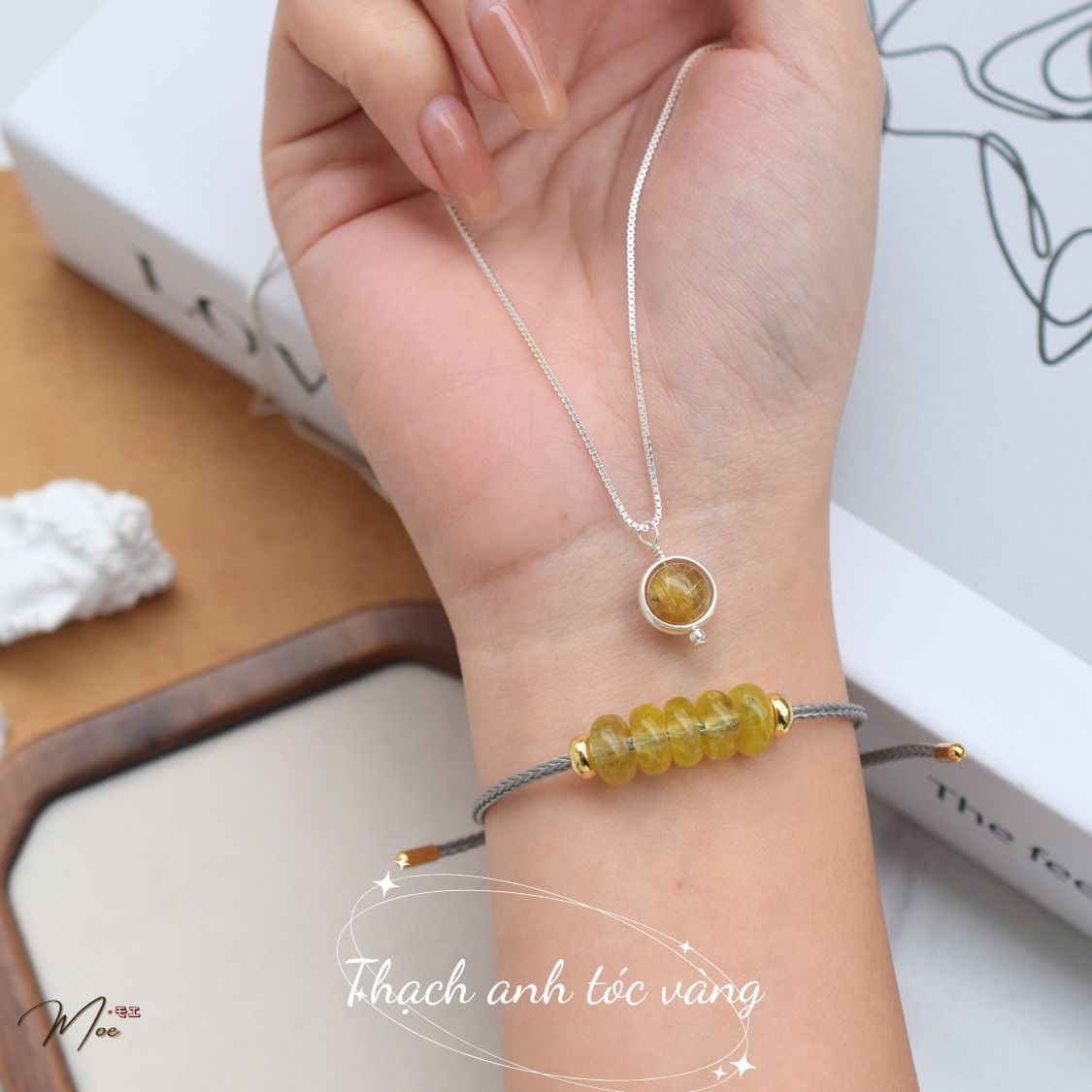 C70 - Combo dây chuyền & lắc tay đá phong thủy tự nhiên_thumbnail_6