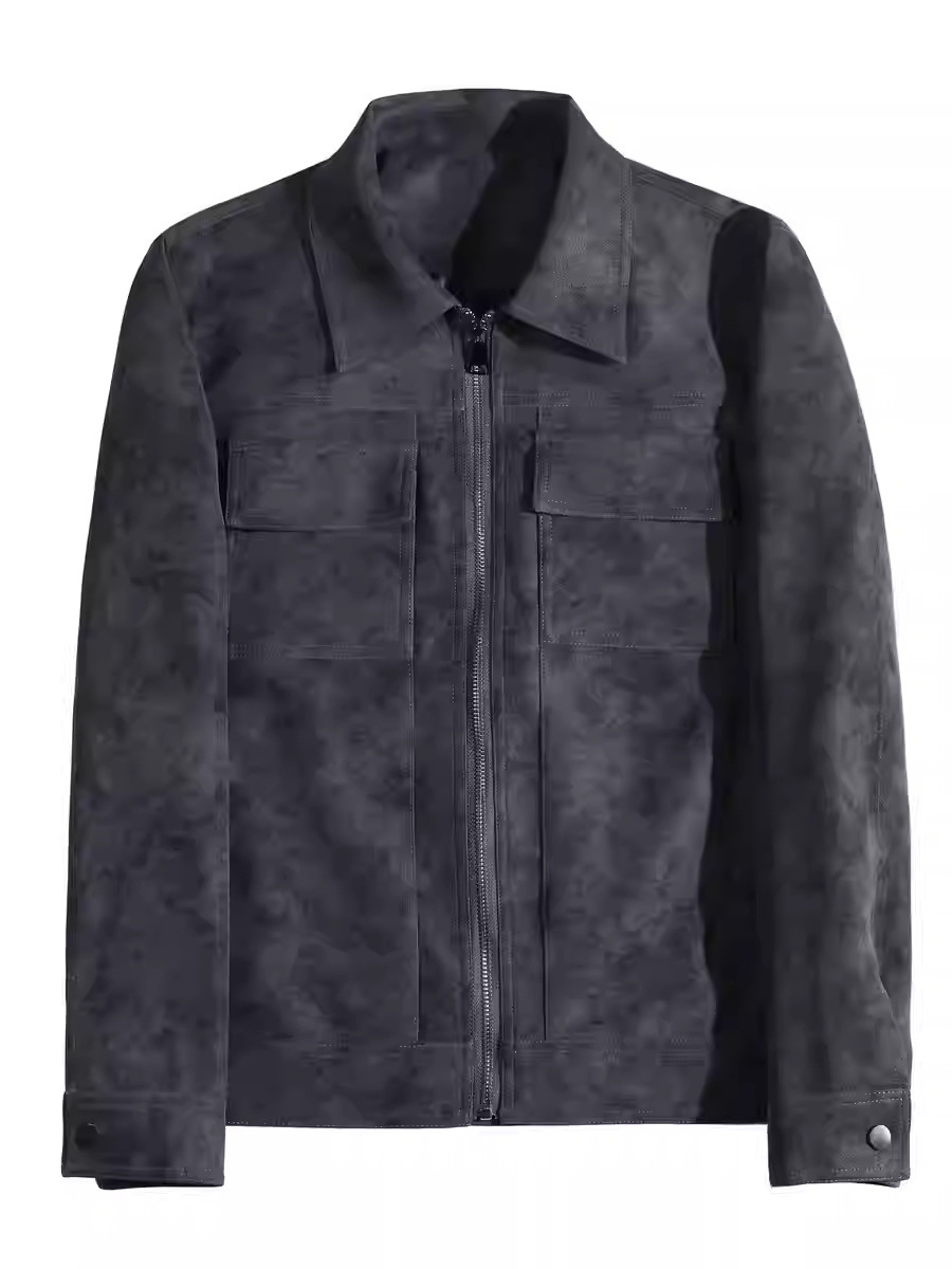 PA16 – Áo khoác da nubuck nam thu đông, ve áo, phong cách biker_thumbnail_2