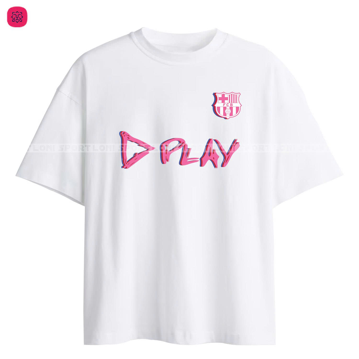 Áo thun nam nữ FC Barcelona x Ed Sheeran x Spotify-01-100% cotton