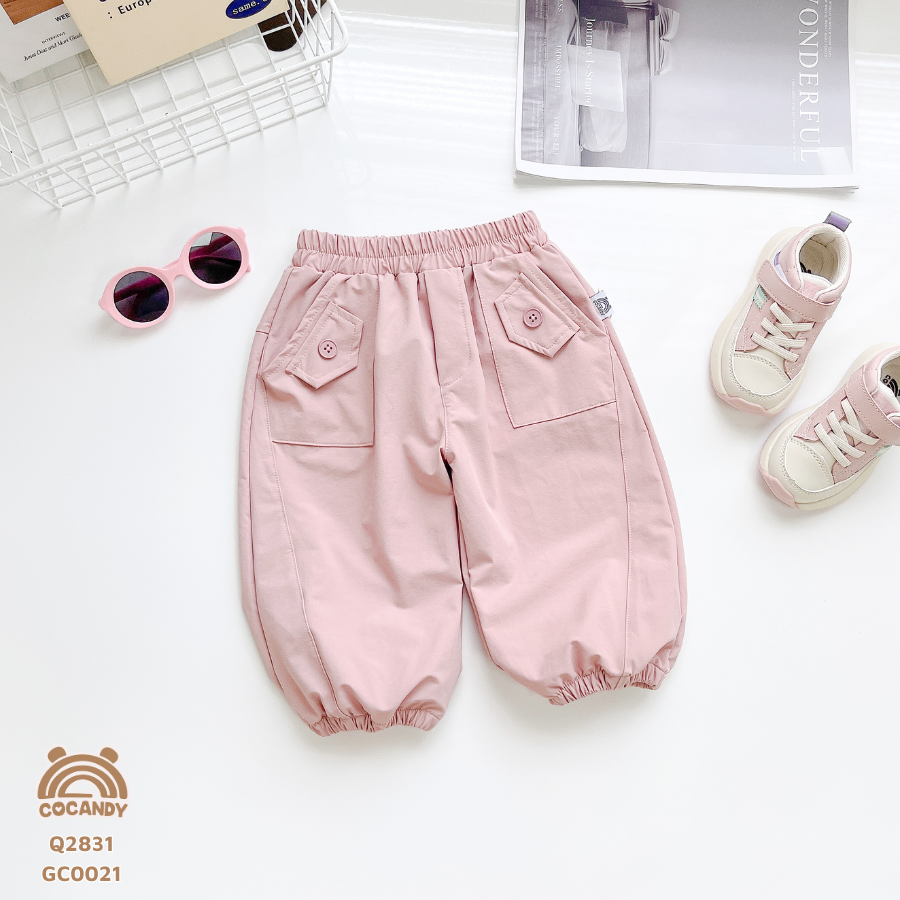 Quần dài HỒNG bo gấu 2 nắp túi cúc_thumbnail_0