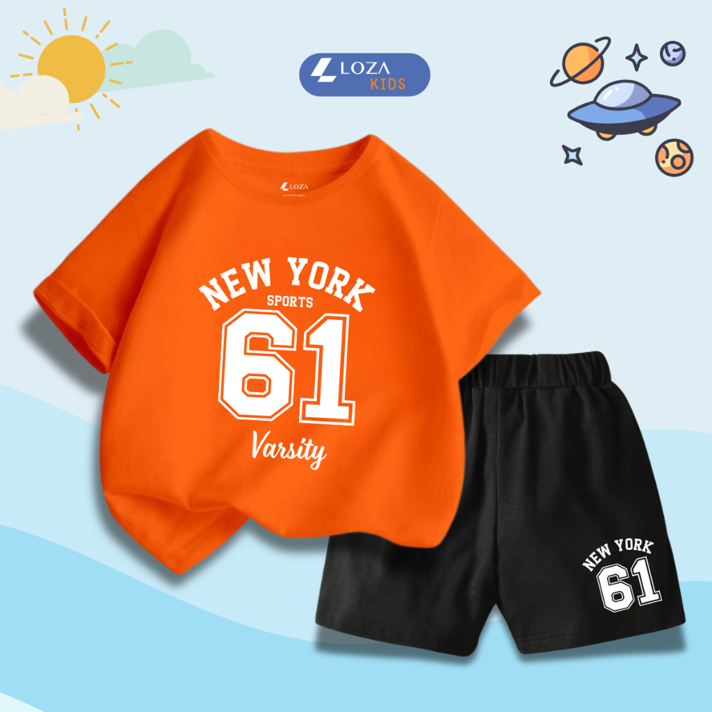 Bộ đồ bé trai số 61 New York - Loza Kids SB601