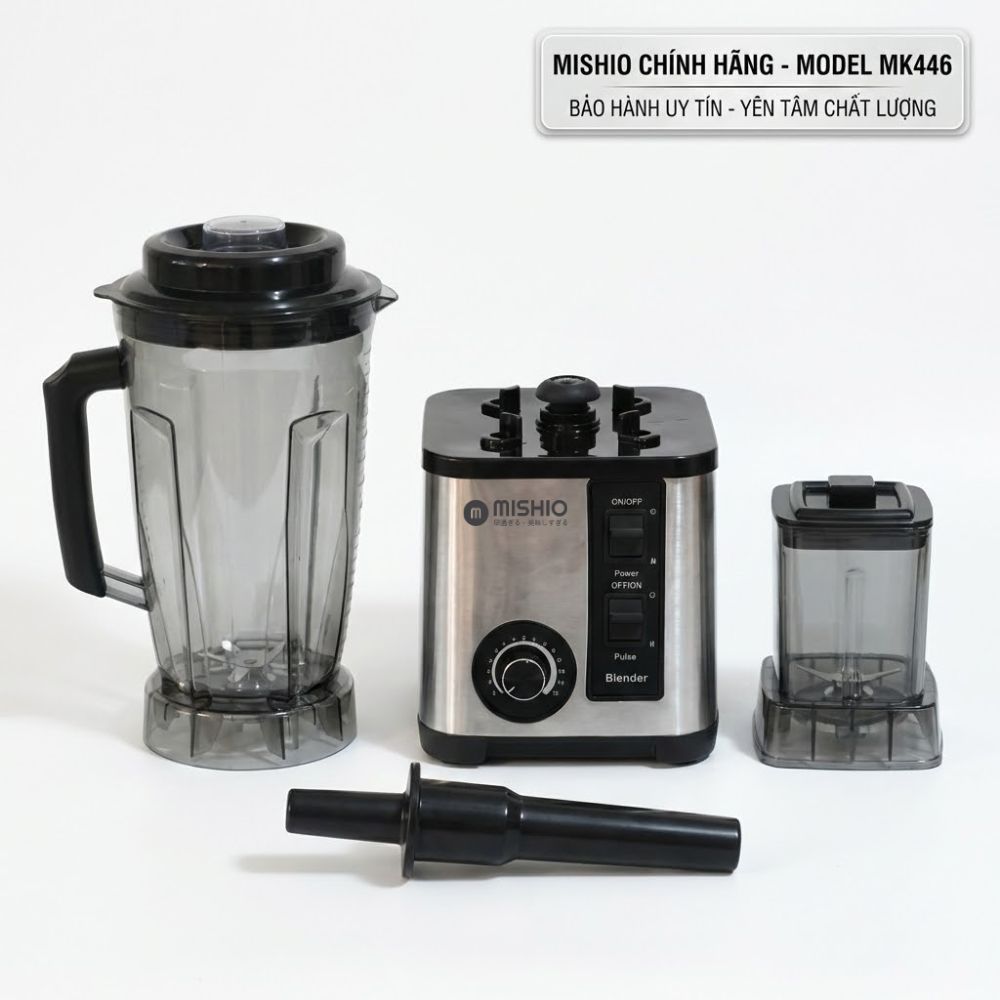 Máy Xay Sinh Tố Công Nghiệp Đa Năng Mishio MK446 (3.0L) - Công Suất 800W_thumbnail_8