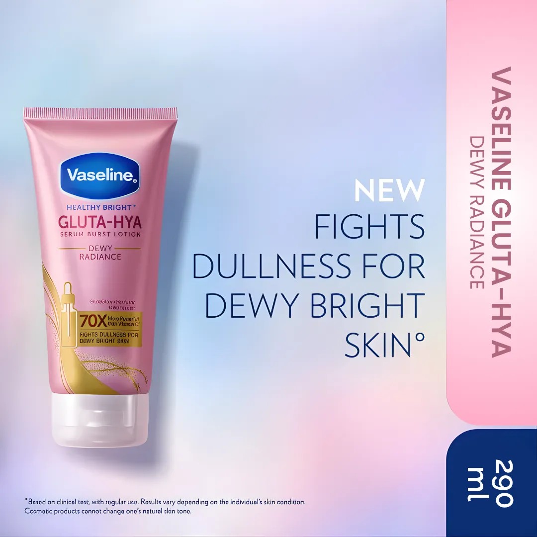 Vaseline Gluta Hya Serum Burst Body Lotion 290ml