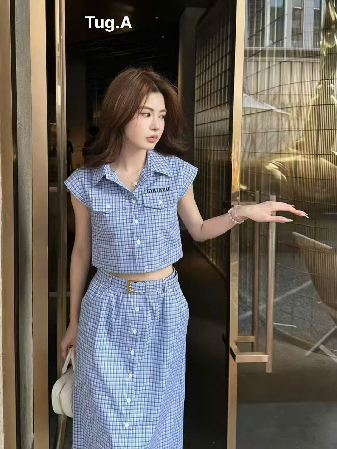 SÉT ÁO VÁY MIU MIU HIỆU 