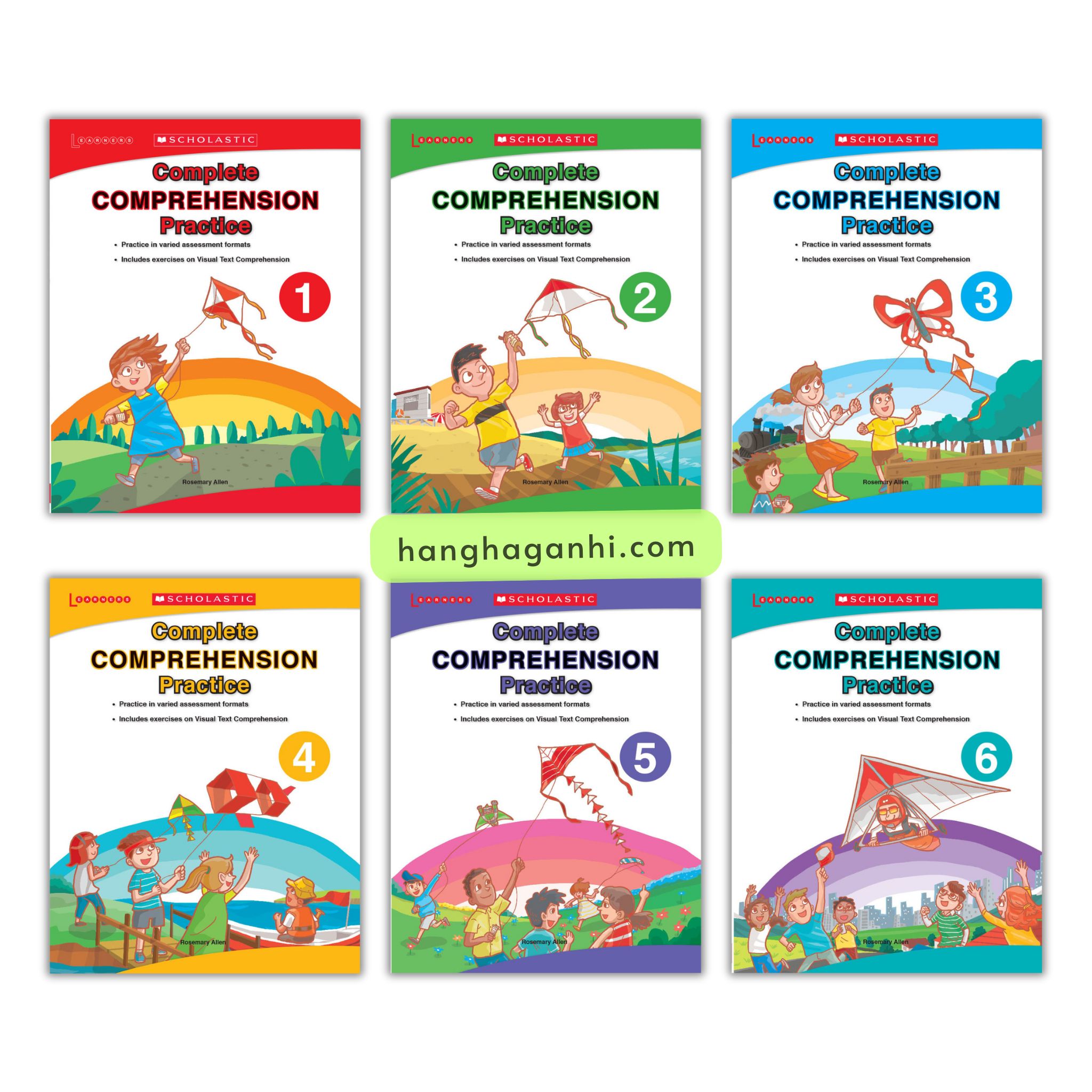 Bộ 6 cuốn Scholastic Complete Comprehension Practice 6 Level