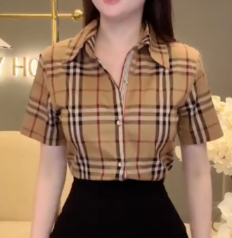 Sơ Mi Kẻ Caro Viền Sọc