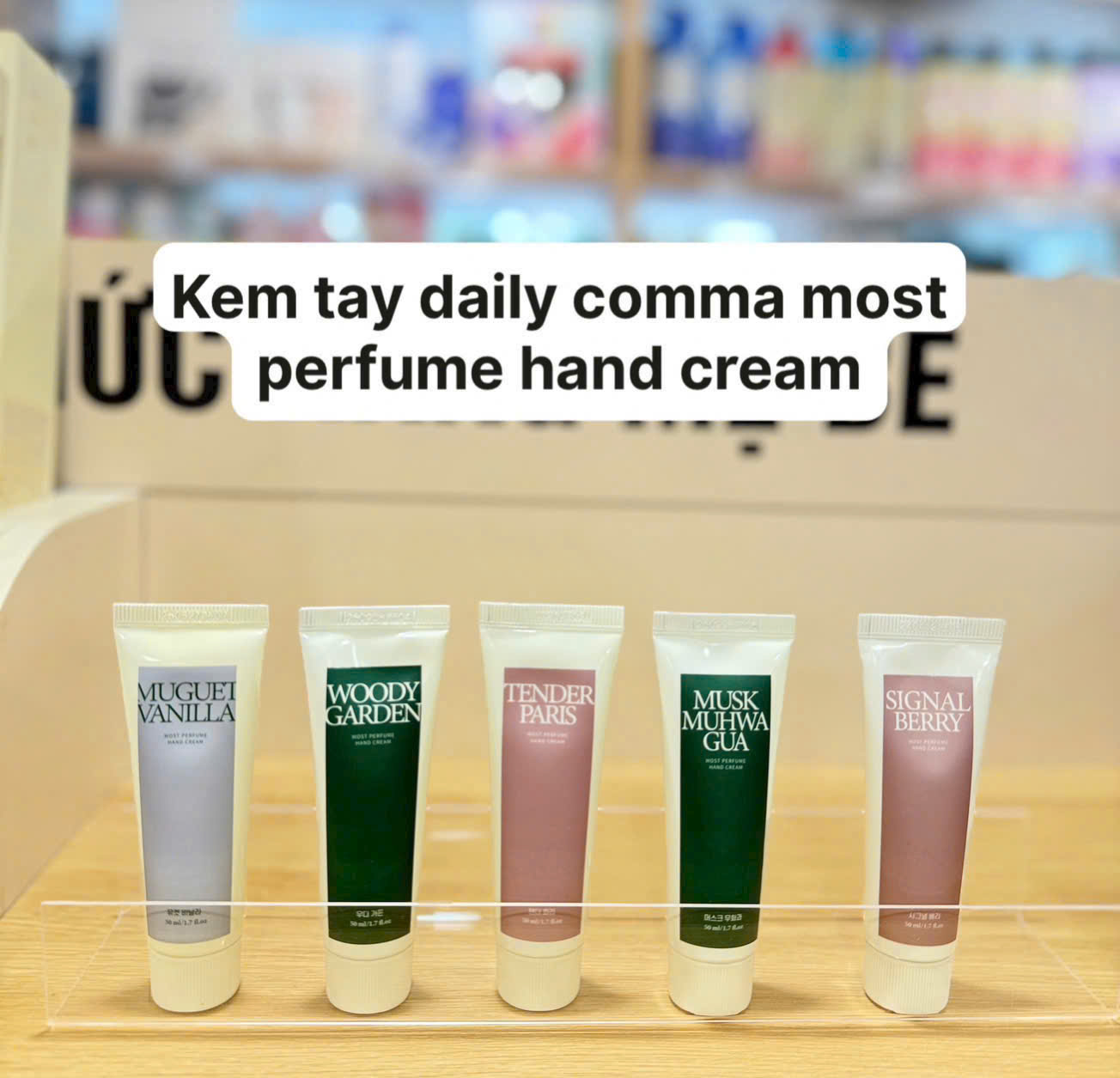 Kem Dưỡng Da Tay Daily Comma Hàn Quốc 50ml